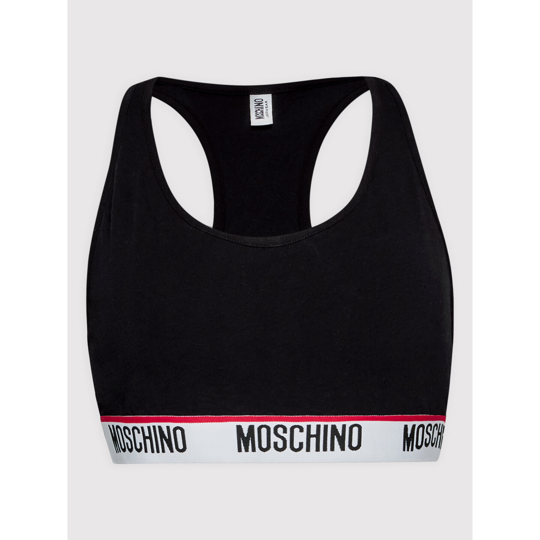 MOSCHINO Underwear & Swim Podprsenkový top 6809 9003 Černá - Pepit.cz