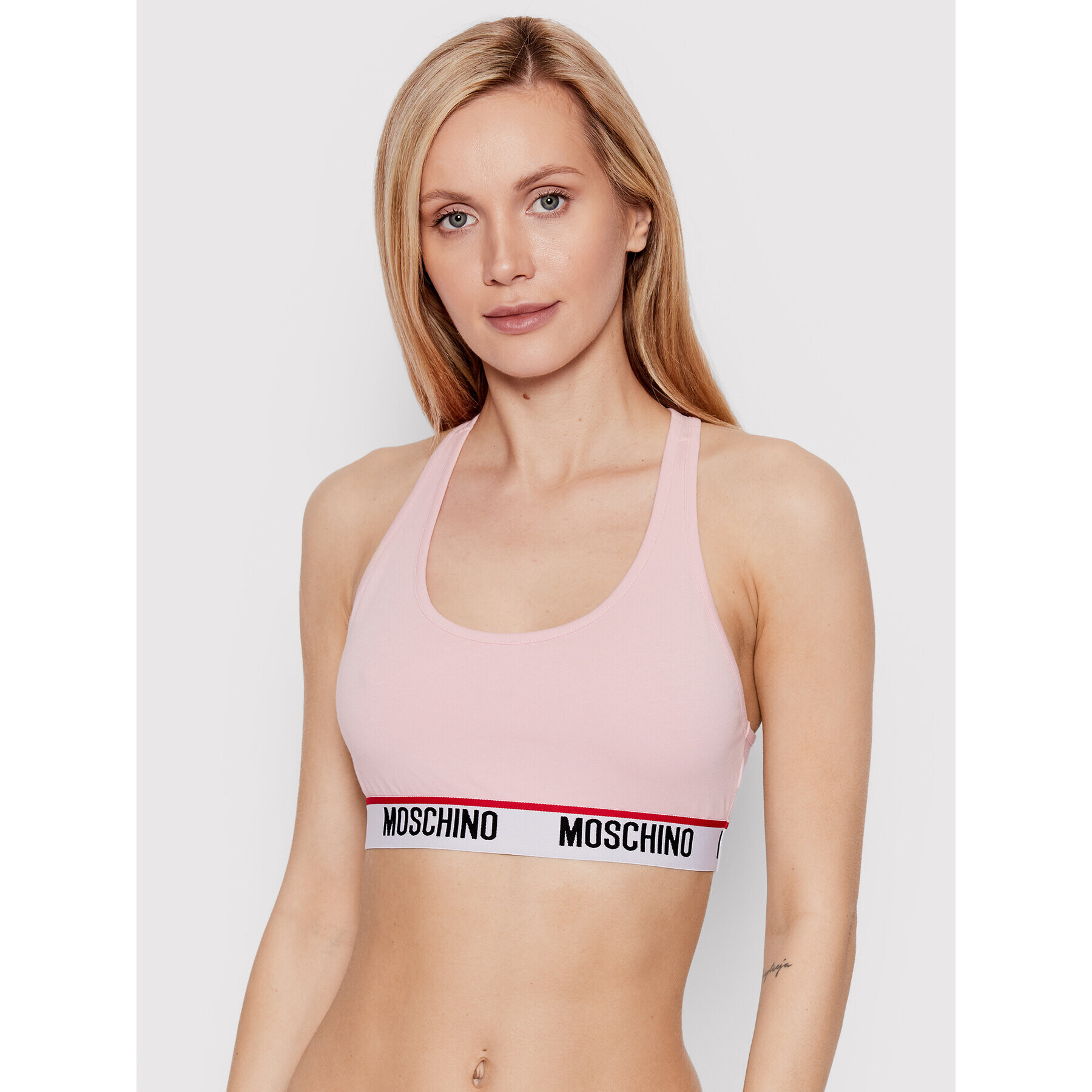 MOSCHINO Underwear & Swim Podprsenkový top 6809 9003 Růžová - Pepit.cz