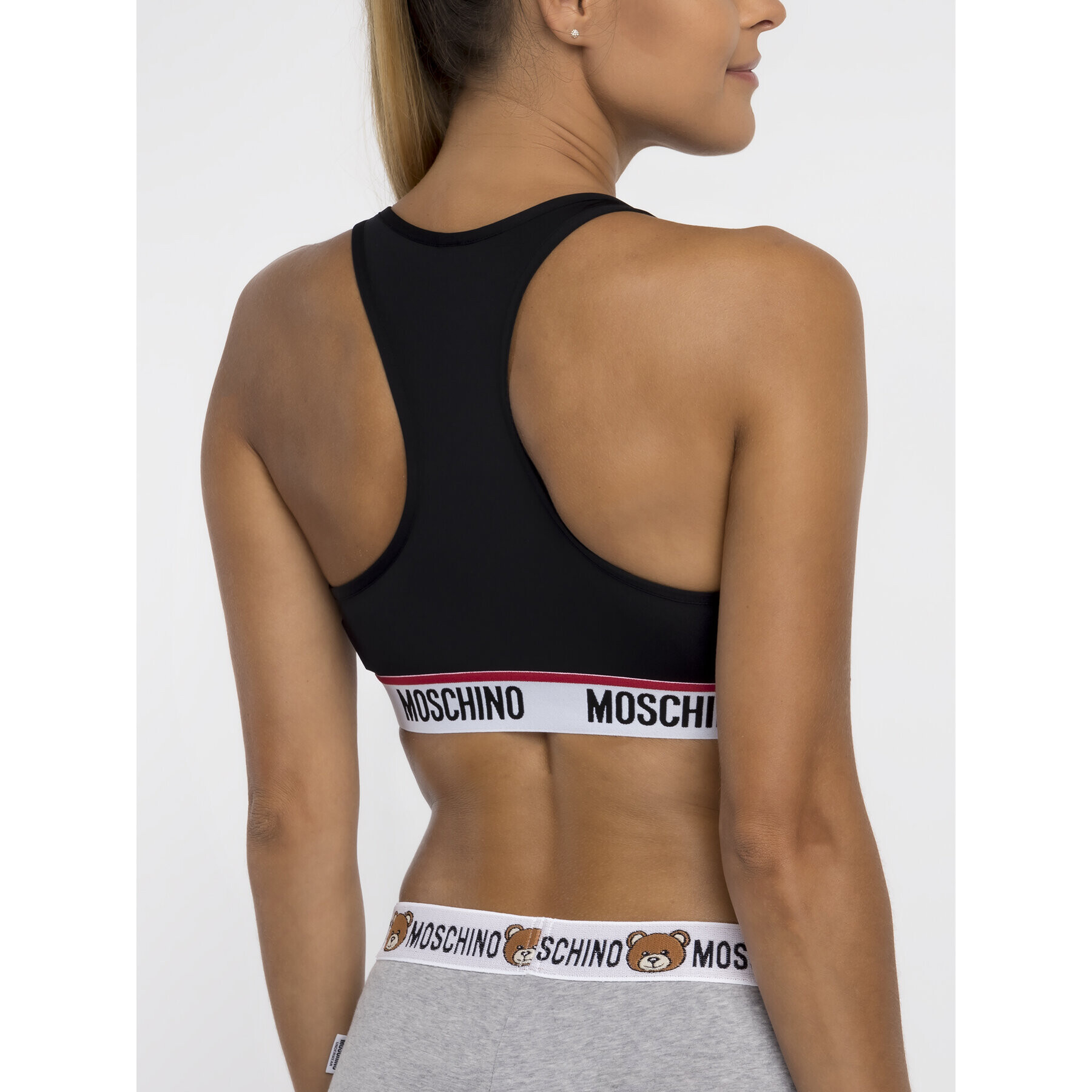 MOSCHINO Underwear & Swim Podprsenkový top A4503 9014 Černá - Pepit.cz