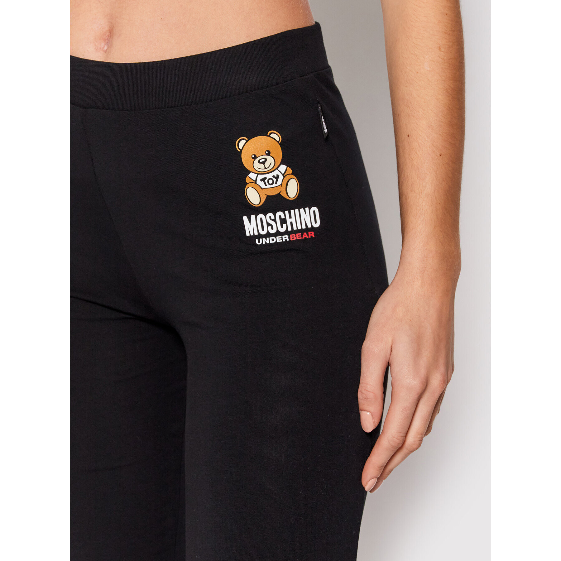 MOSCHINO Underwear & Swim Pyžamové kalhoty 4305 9003 Černá - Pepit.cz