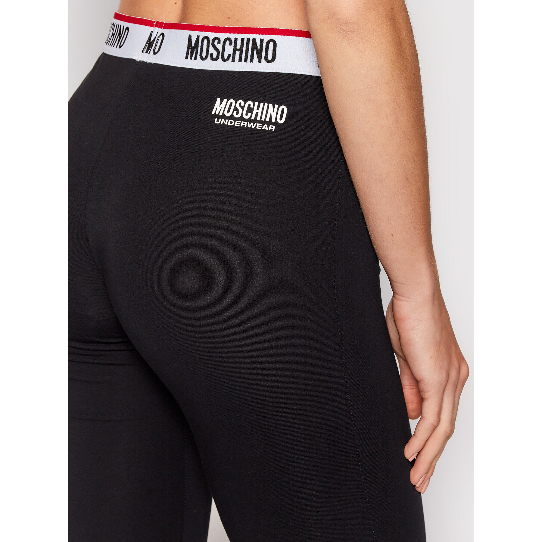 MOSCHINO Underwear & Swim Pyžamové kalhoty 4327 9003 Černá Slim Fit - Pepit.cz