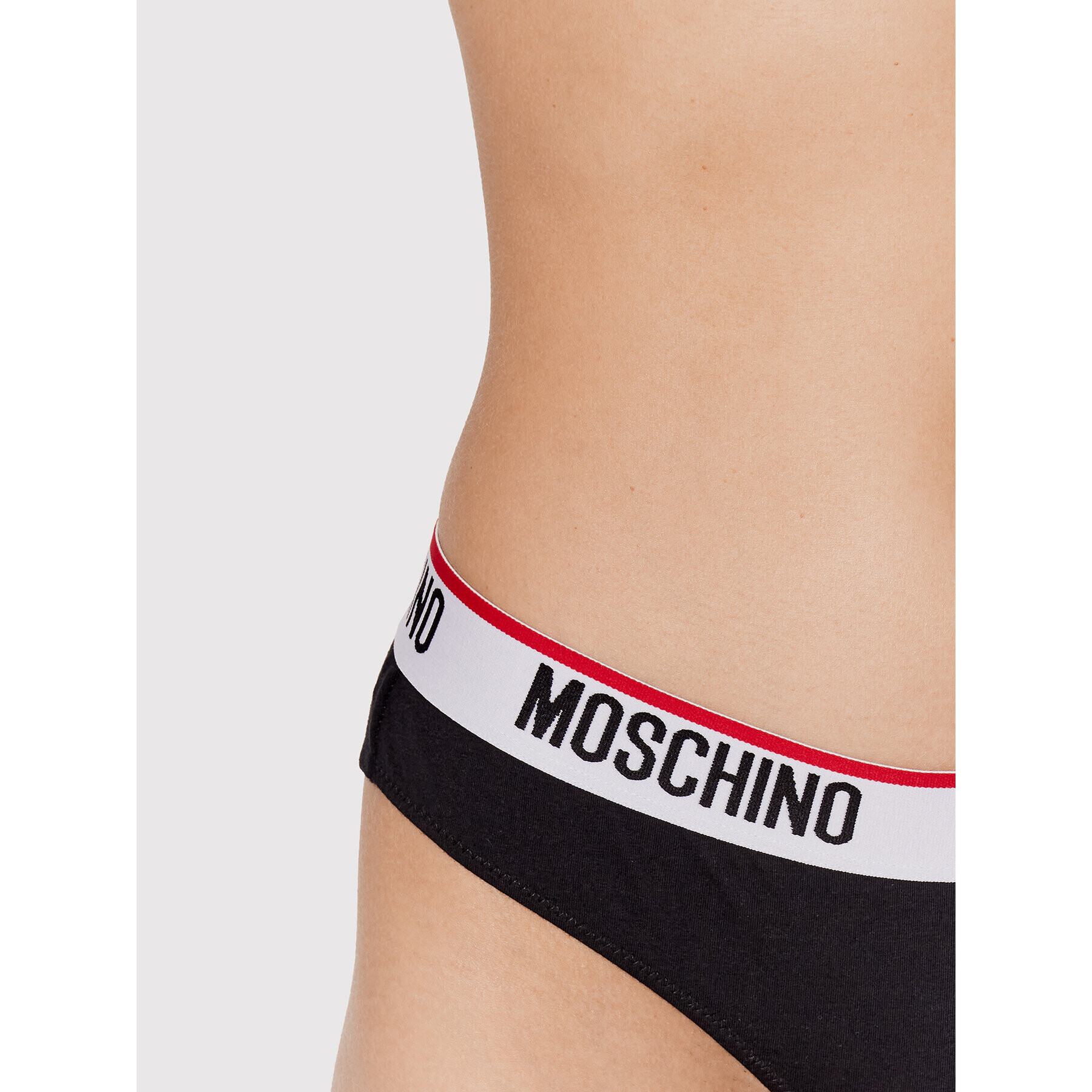 MOSCHINO Underwear & Swim Sada 2 kusů brazilských kalhotek 4745 9003 Černá - Pepit.cz