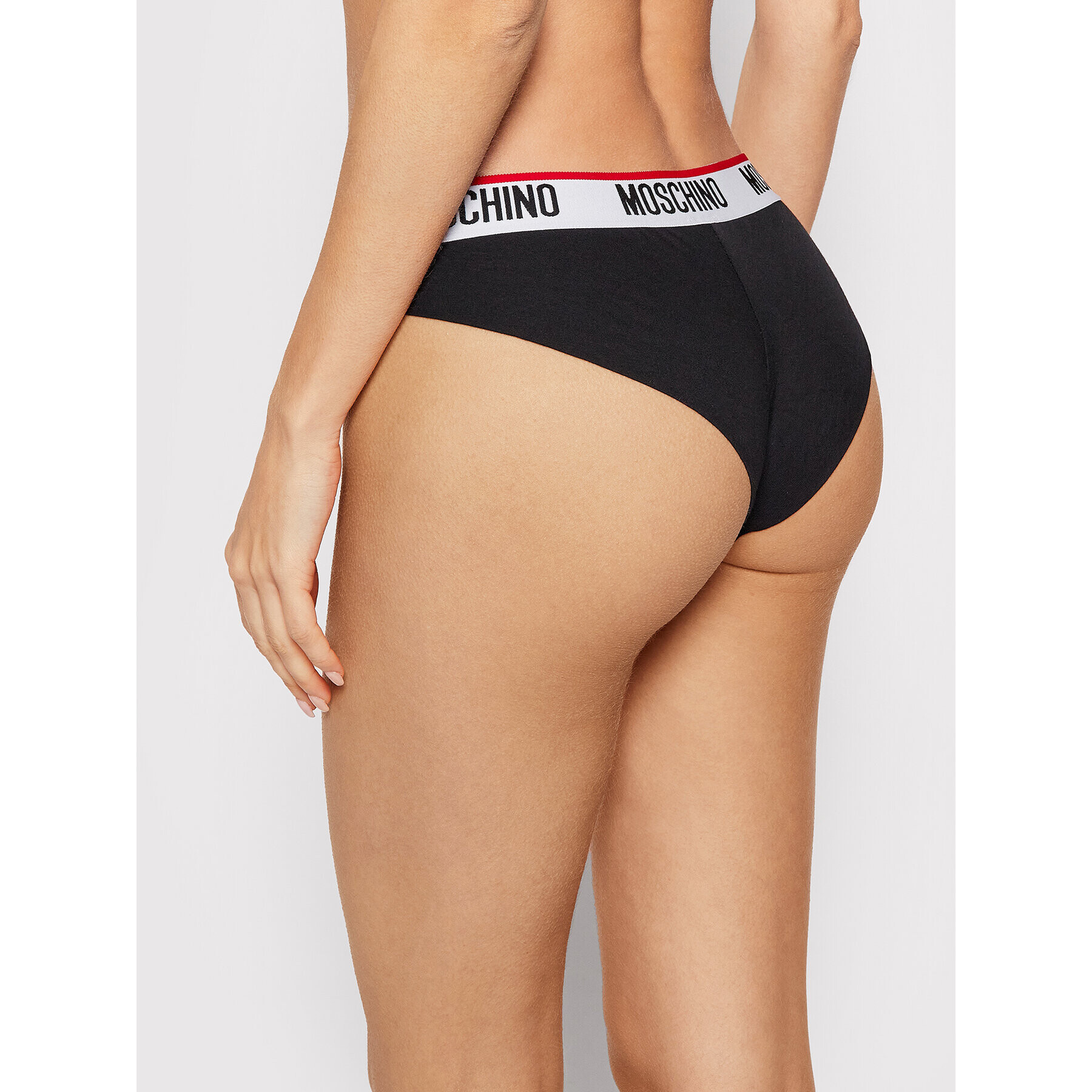 MOSCHINO Underwear & Swim Sada 2 kusů brazilských kalhotek 4745 9003 Černá - Pepit.cz