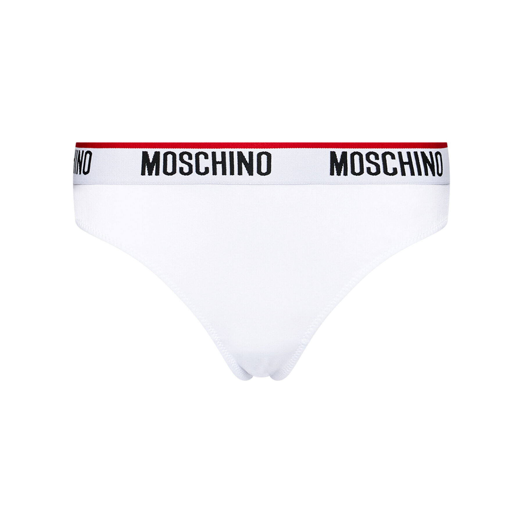 MOSCHINO Underwear & Swim Sada 2 kusů brazilských kalhotek ZUA4745 9003 Bílá - Pepit.cz