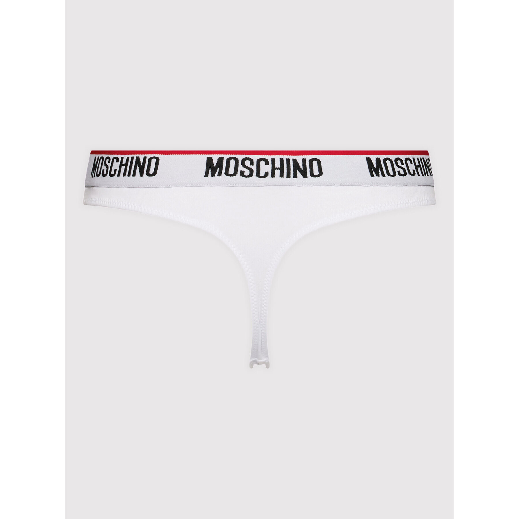 MOSCHINO Underwear & Swim Sada 2 kusů string kalhotek 4744 9003 Bílá - Pepit.cz