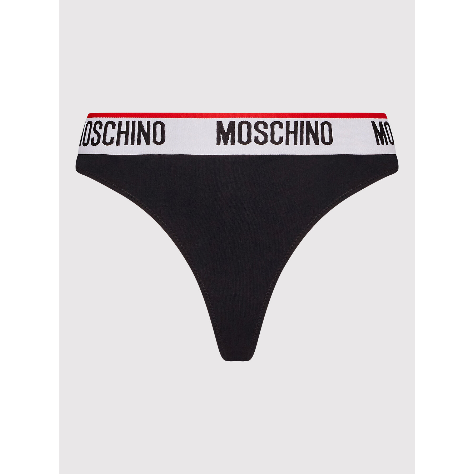 MOSCHINO Underwear & Swim Sada 2 kusů string kalhotek 4744 9003 Černá - Pepit.cz