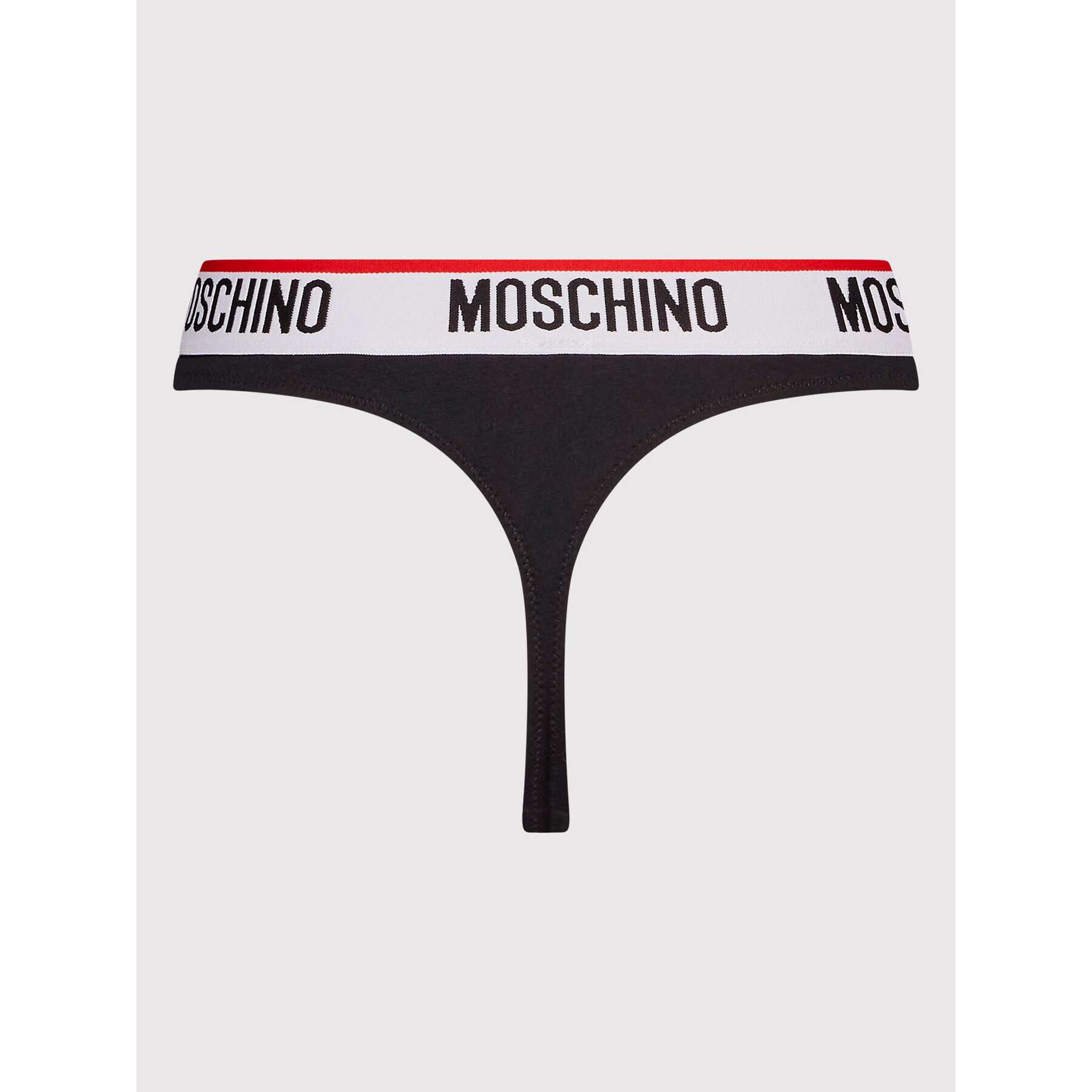 MOSCHINO Underwear & Swim Sada 2 kusů string kalhotek 4744 9003 Černá - Pepit.cz