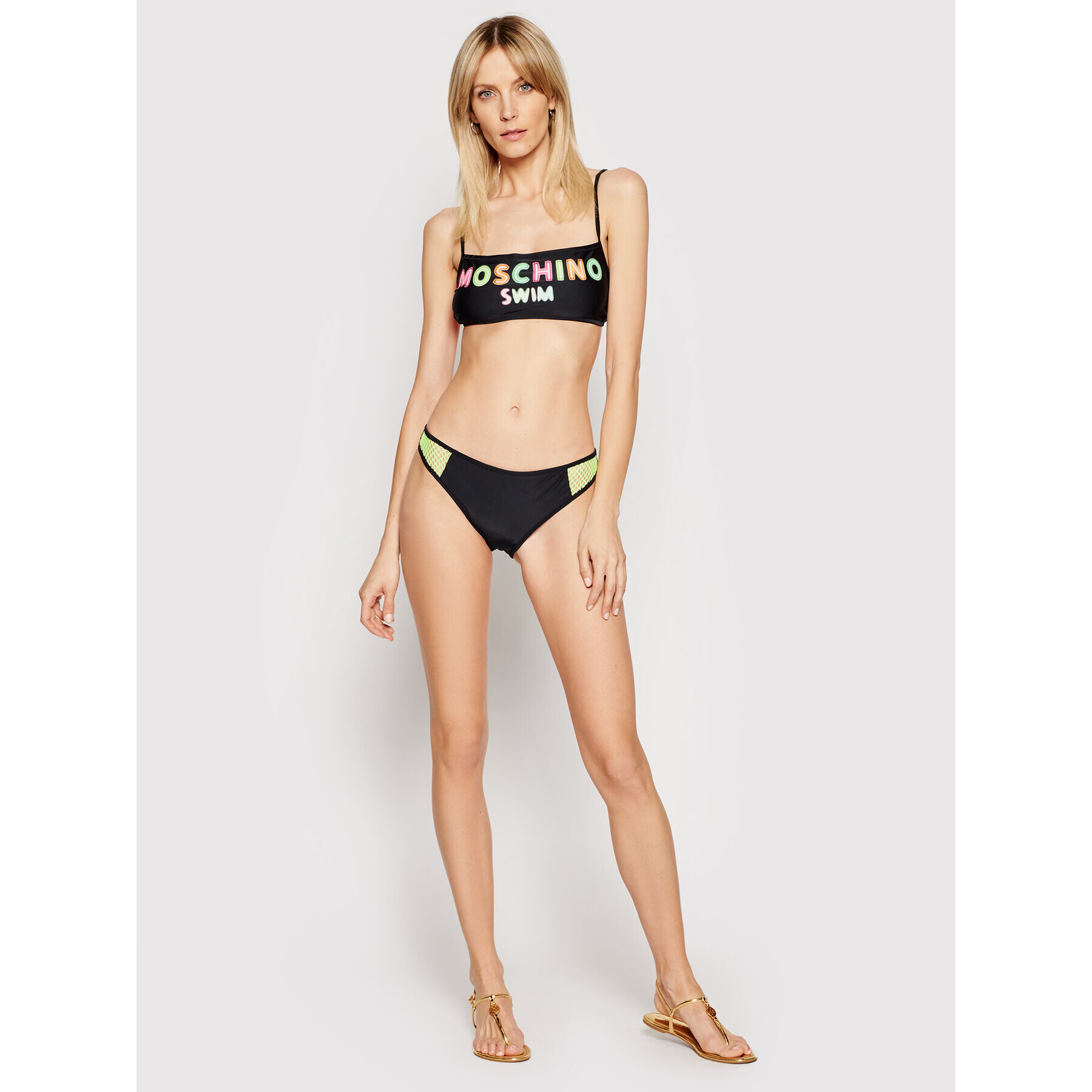 MOSCHINO Underwear & Swim Spodní část bikin 7124 5211 Černá - Pepit.cz