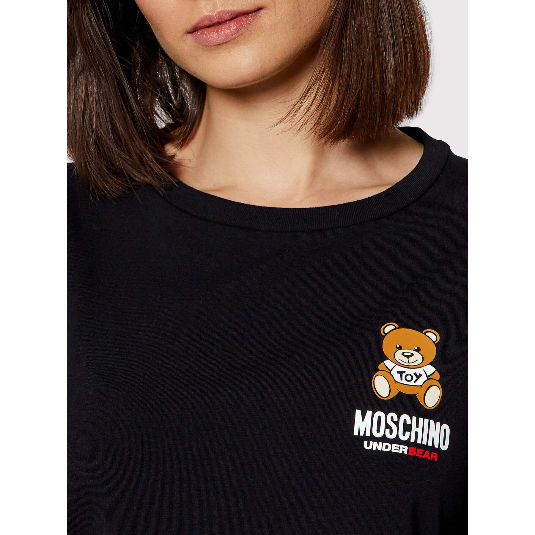 MOSCHINO Underwear & Swim T-Shirt 1910 9021 Černá Relaxed Fit - Pepit.cz