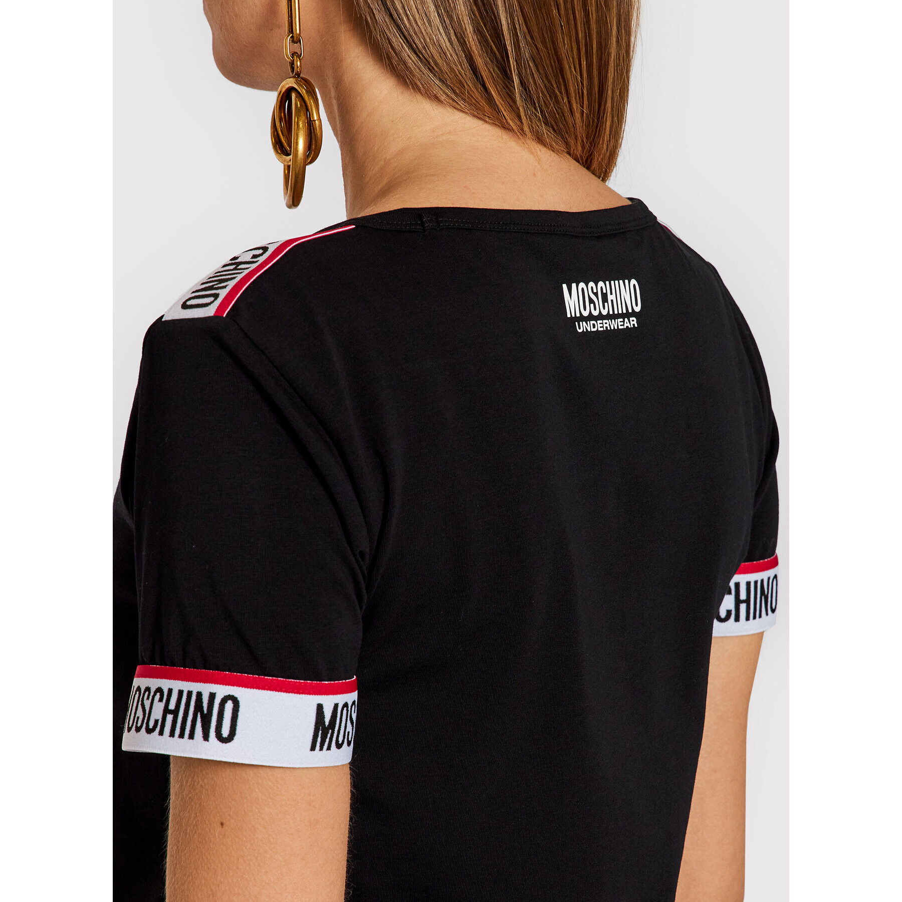 MOSCHINO Underwear & Swim T-Shirt 1918 9003 Černá Regular Fit - Pepit.cz