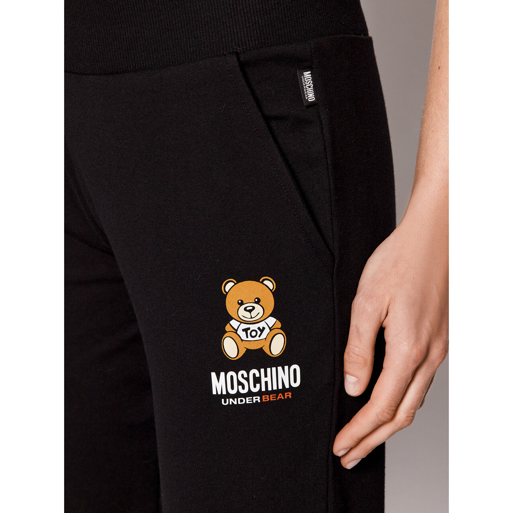 MOSCHINO Underwear & Swim Teplákové kalhoty 4329 9002 Černá Slim Fit - Pepit.cz