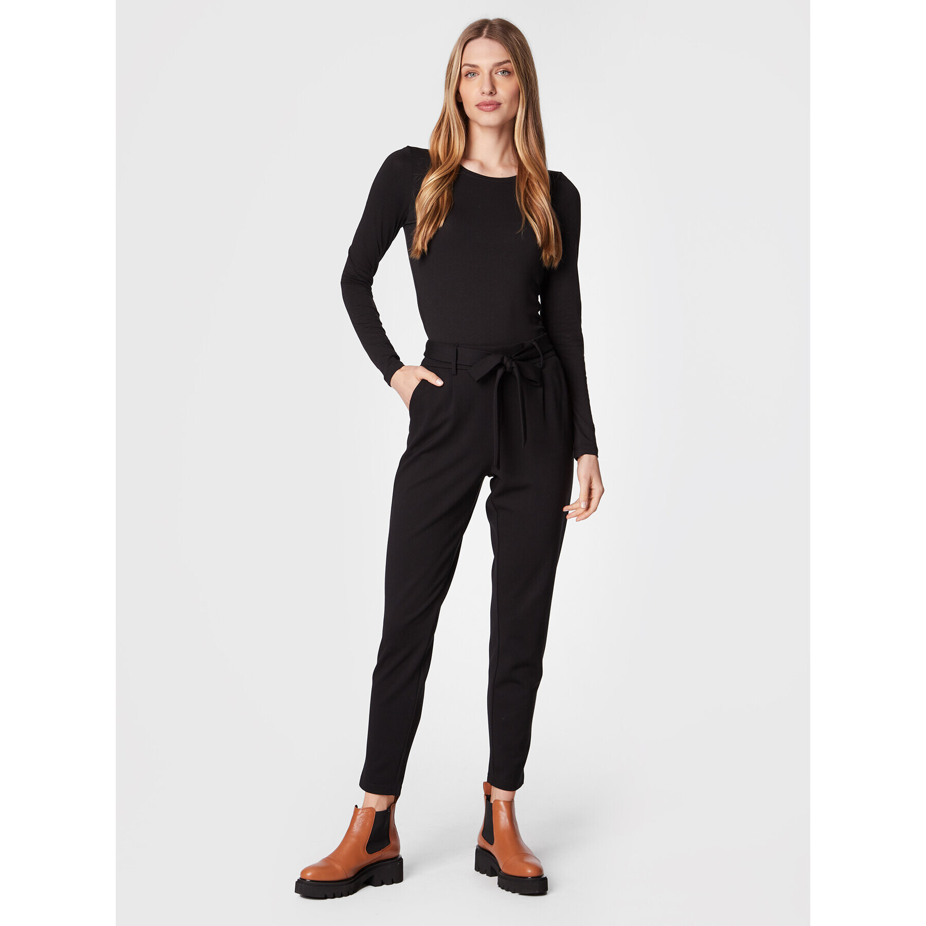 Moss Copenhagen Halenka Olivie 16829 Černá Slim Fit - Pepit.cz