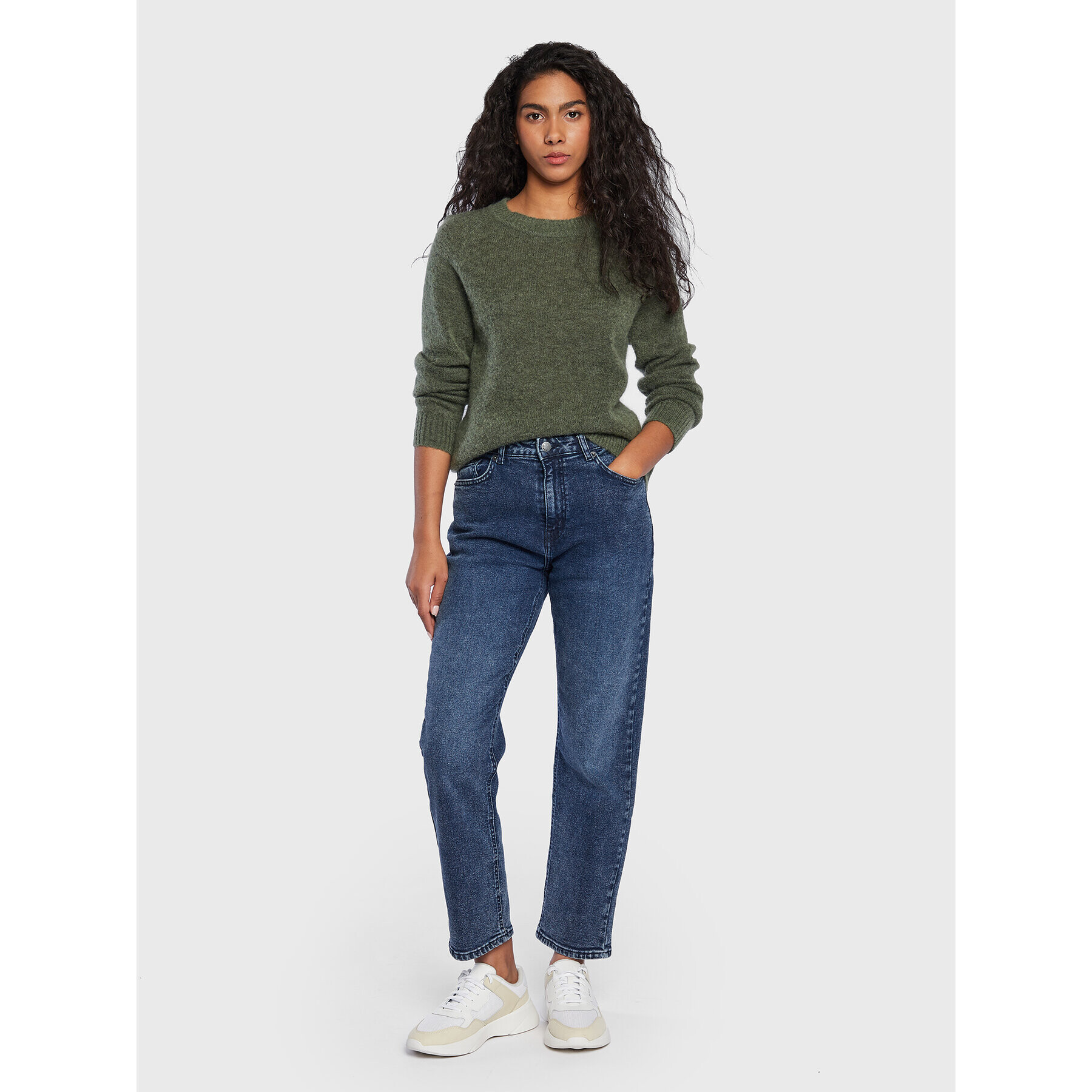 Moss Copenhagen Jeansy Adrina 16796 Modrá Regular Fit - Pepit.cz