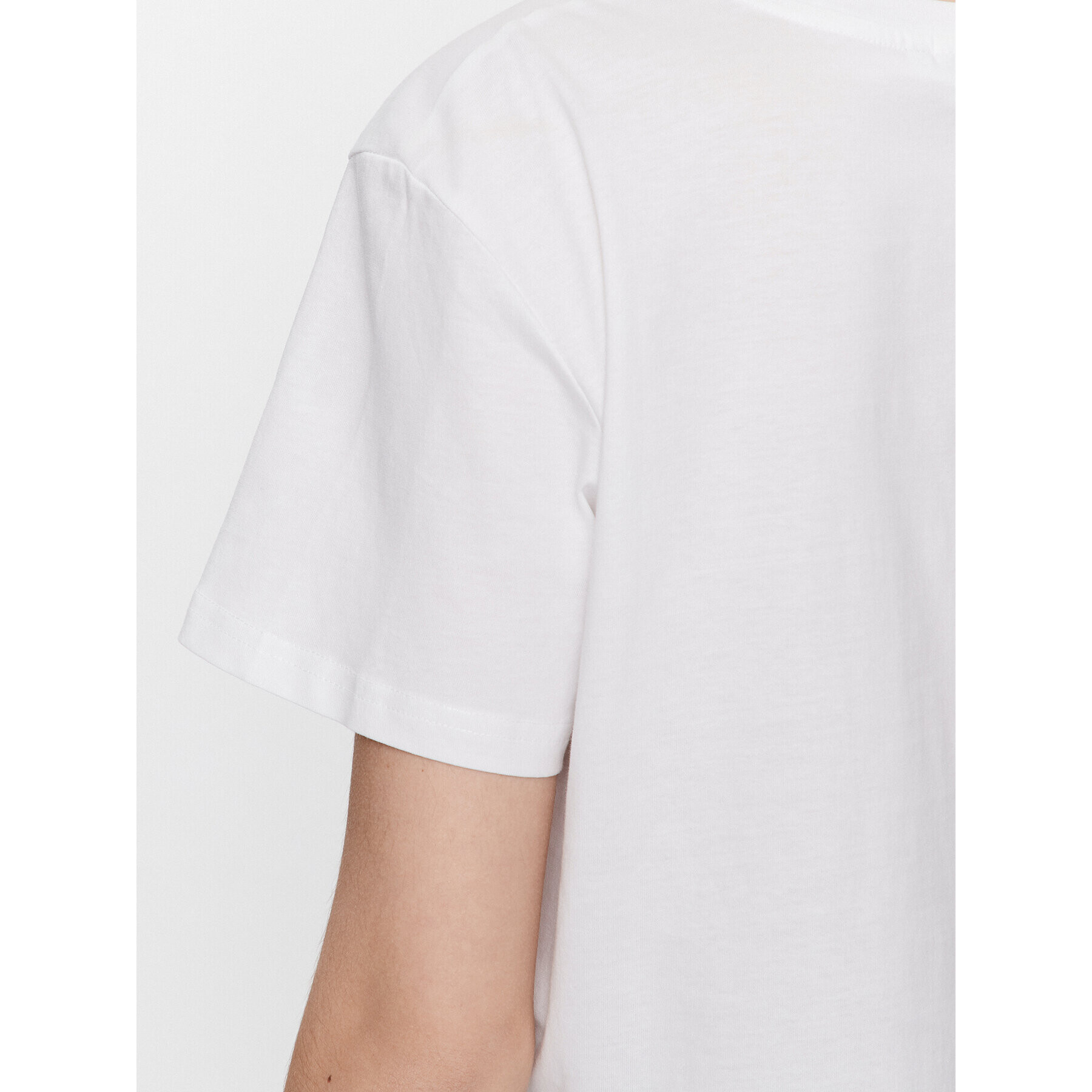 Moss Copenhagen T-Shirt 15202 Bílá Basic Fit - Pepit.cz