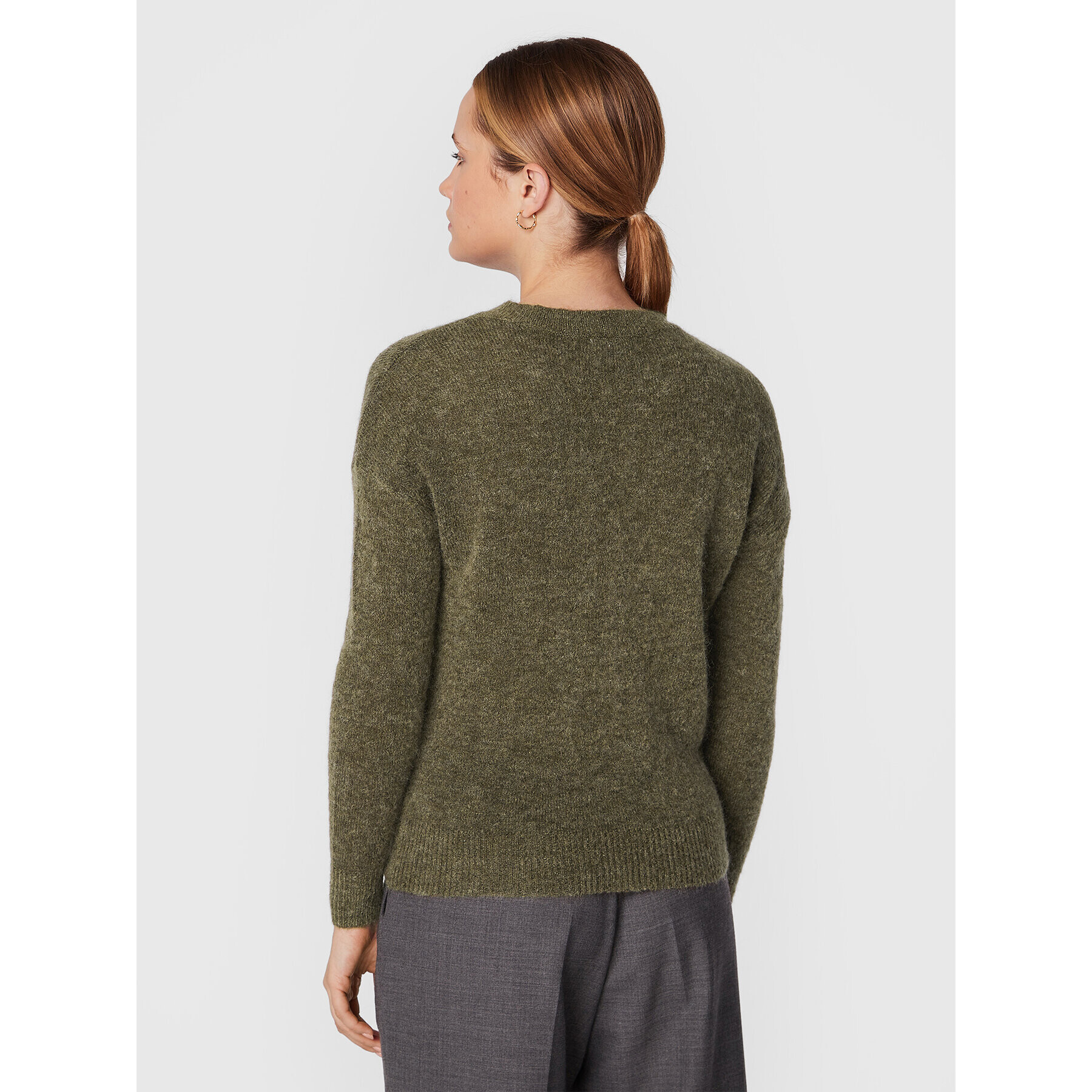 Moss Copenhagen Svetr Femme 17223 Hnědá Regular Fit - Pepit.cz