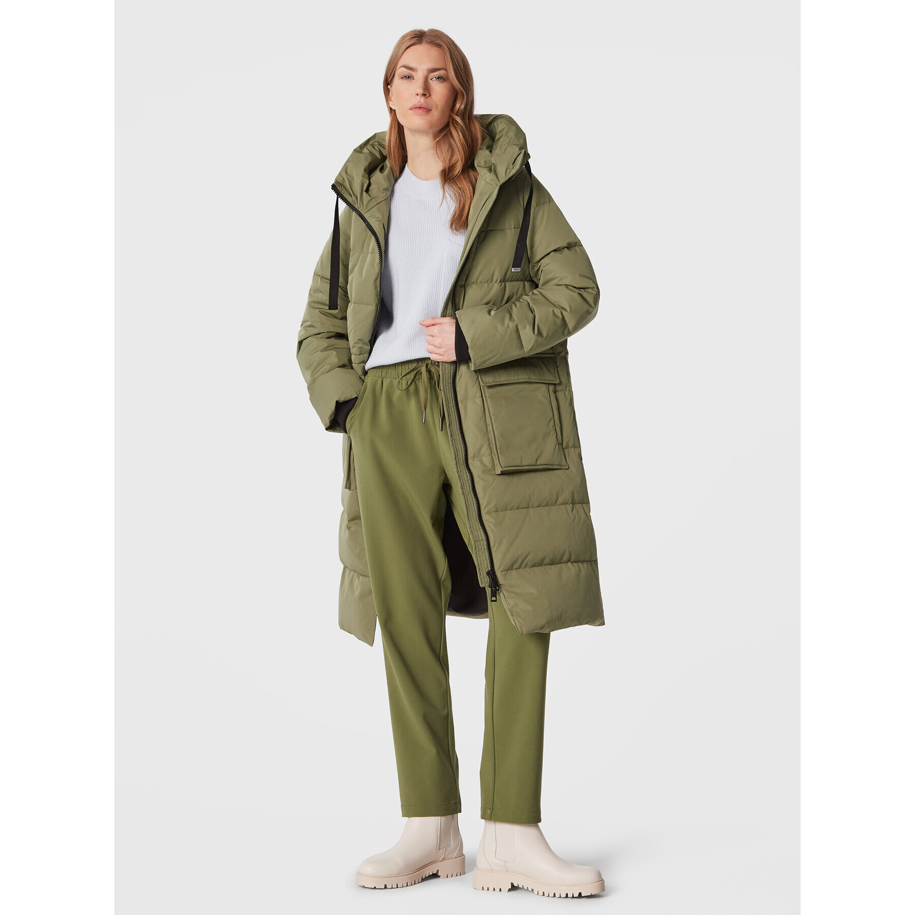 Moss Copenhagen Svetr Idarose Jilli 16898 Modrá Boxy Fit - Pepit.cz