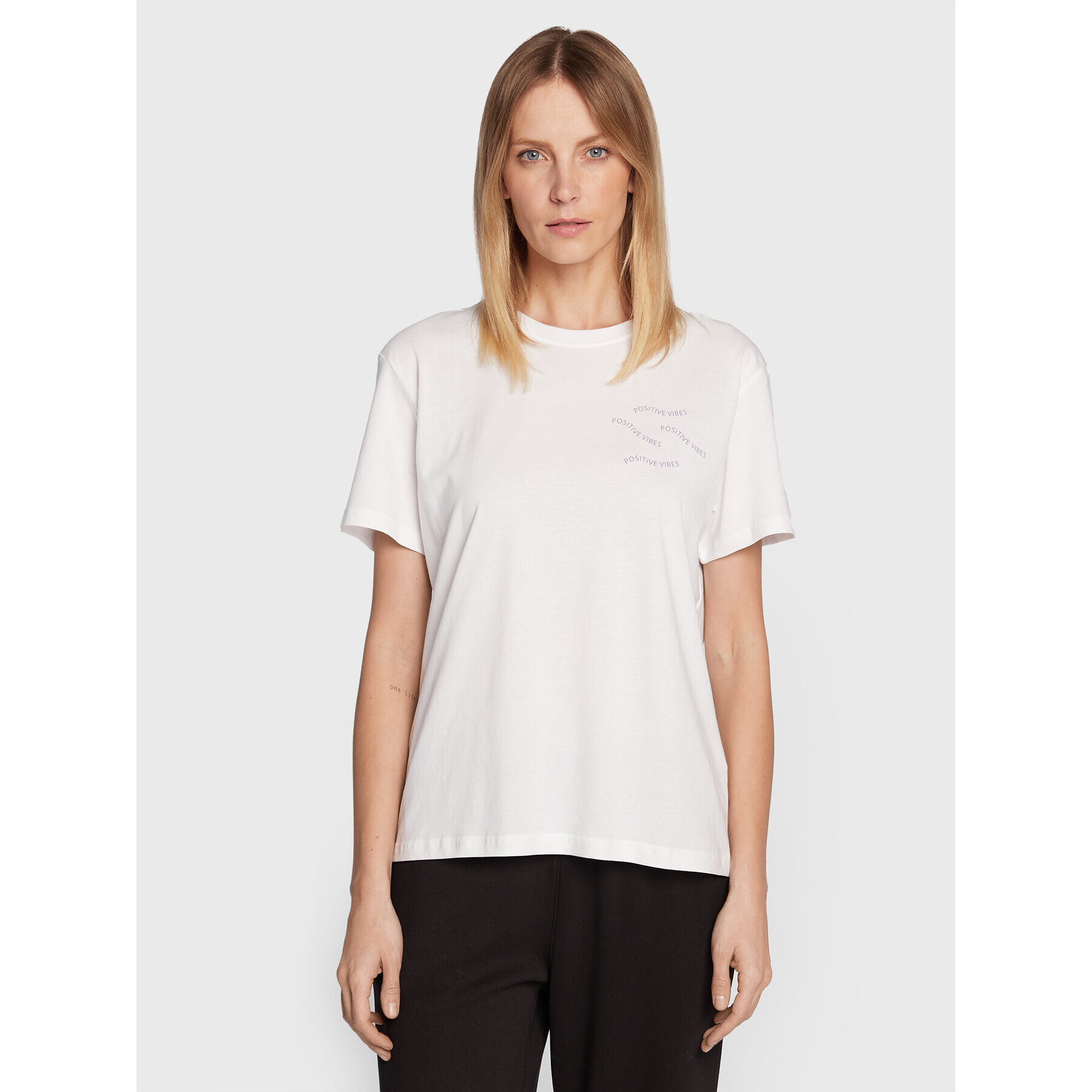 Moss Copenhagen T-Shirt 16781 Bílá Regular Fit - Pepit.cz