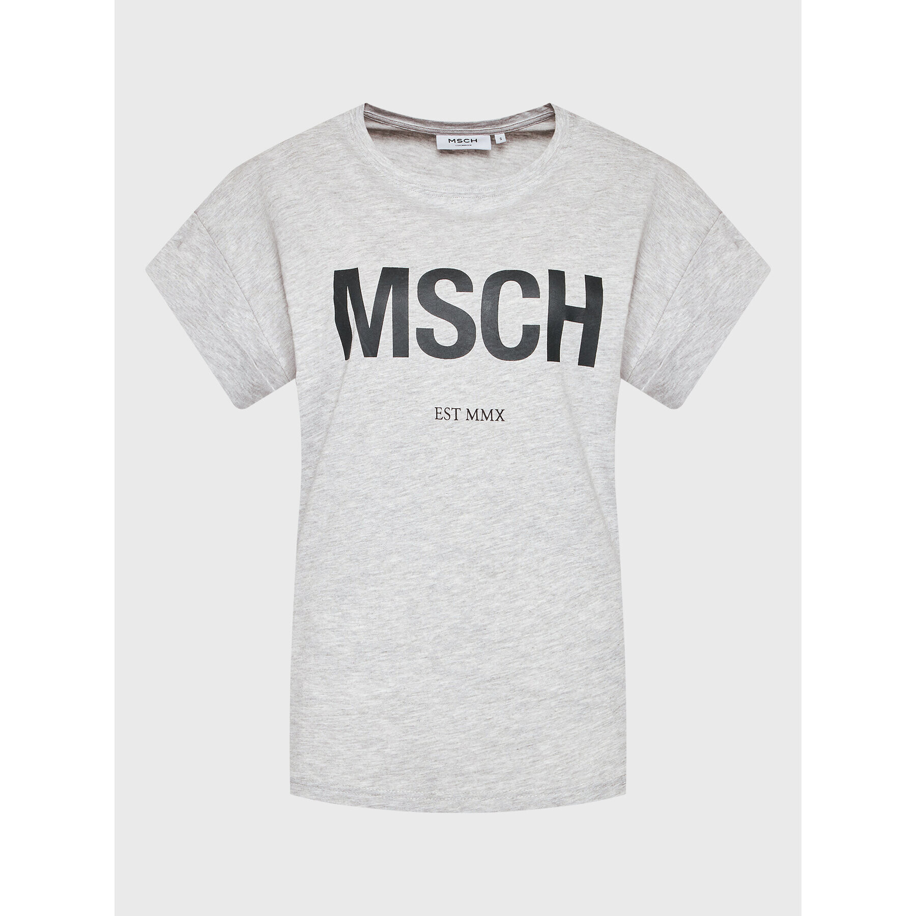 Moss Copenhagen T-Shirt Alva 16708 Šedá Boxy Fit - Pepit.cz