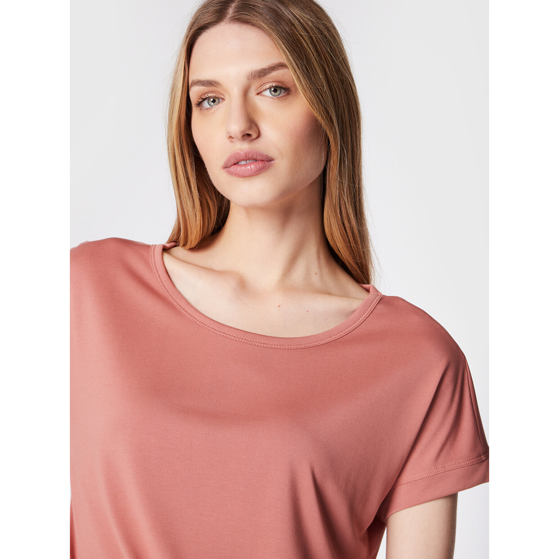 Moss Copenhagen T-Shirt Fenya 15456 Růžová Loose Fit - Pepit.cz