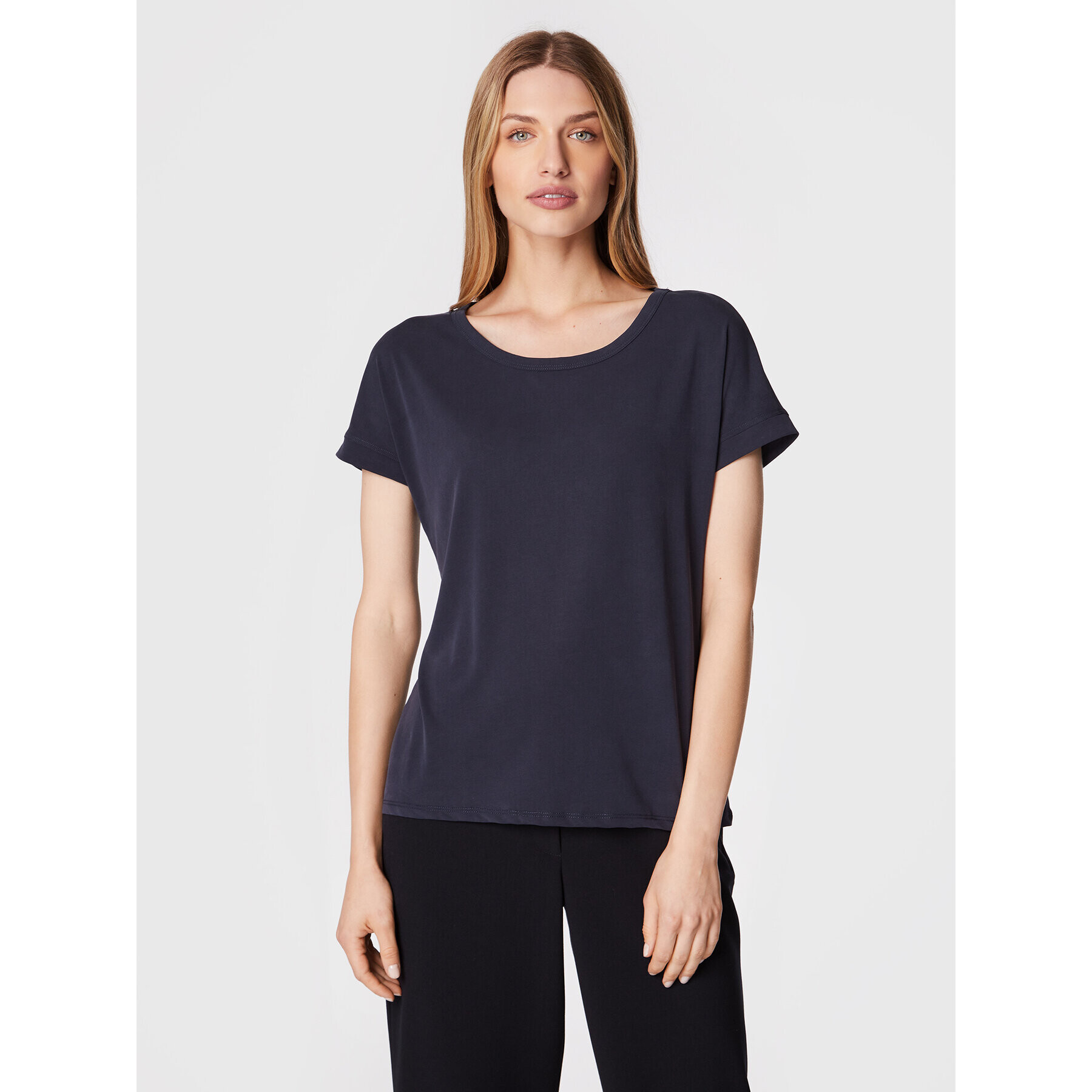 Moss Copenhagen T-Shirt Fenya 15456 Tmavomodrá Loose Fit - Pepit.cz