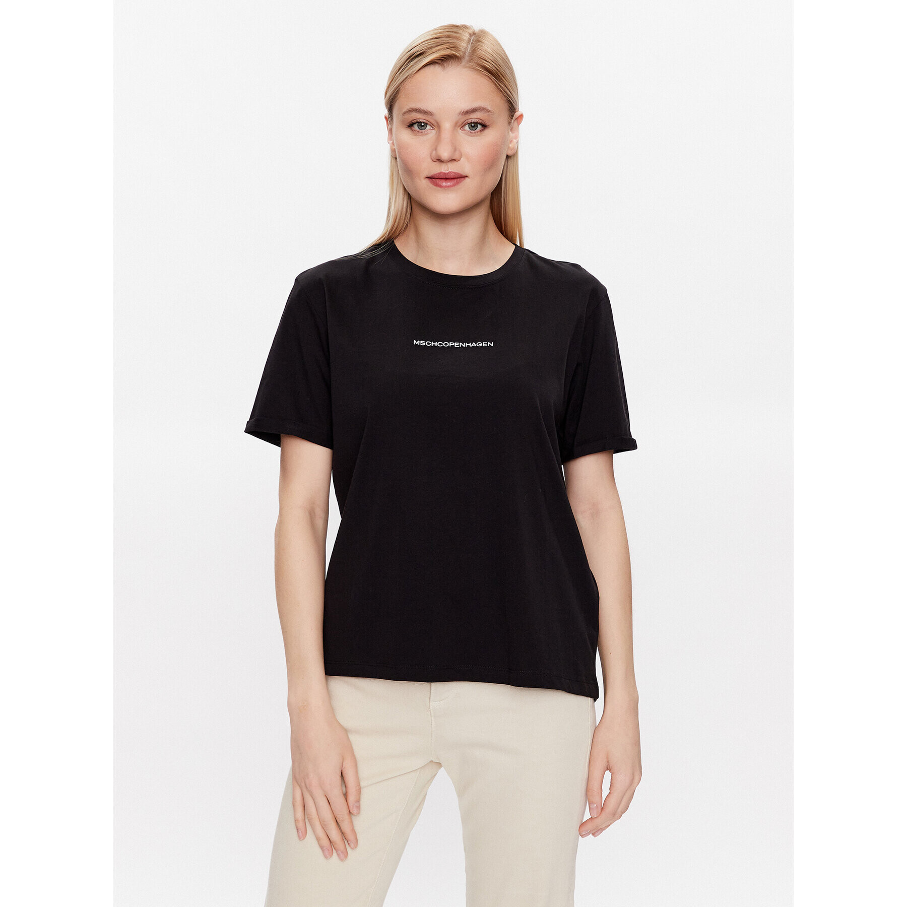 Moss Copenhagen T-Shirt Terina 17595 Černá Regular Fit - Pepit.cz