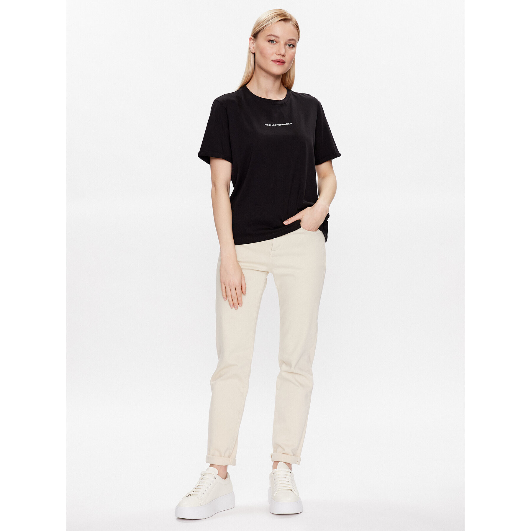 Moss Copenhagen T-Shirt Terina 17595 Černá Regular Fit - Pepit.cz