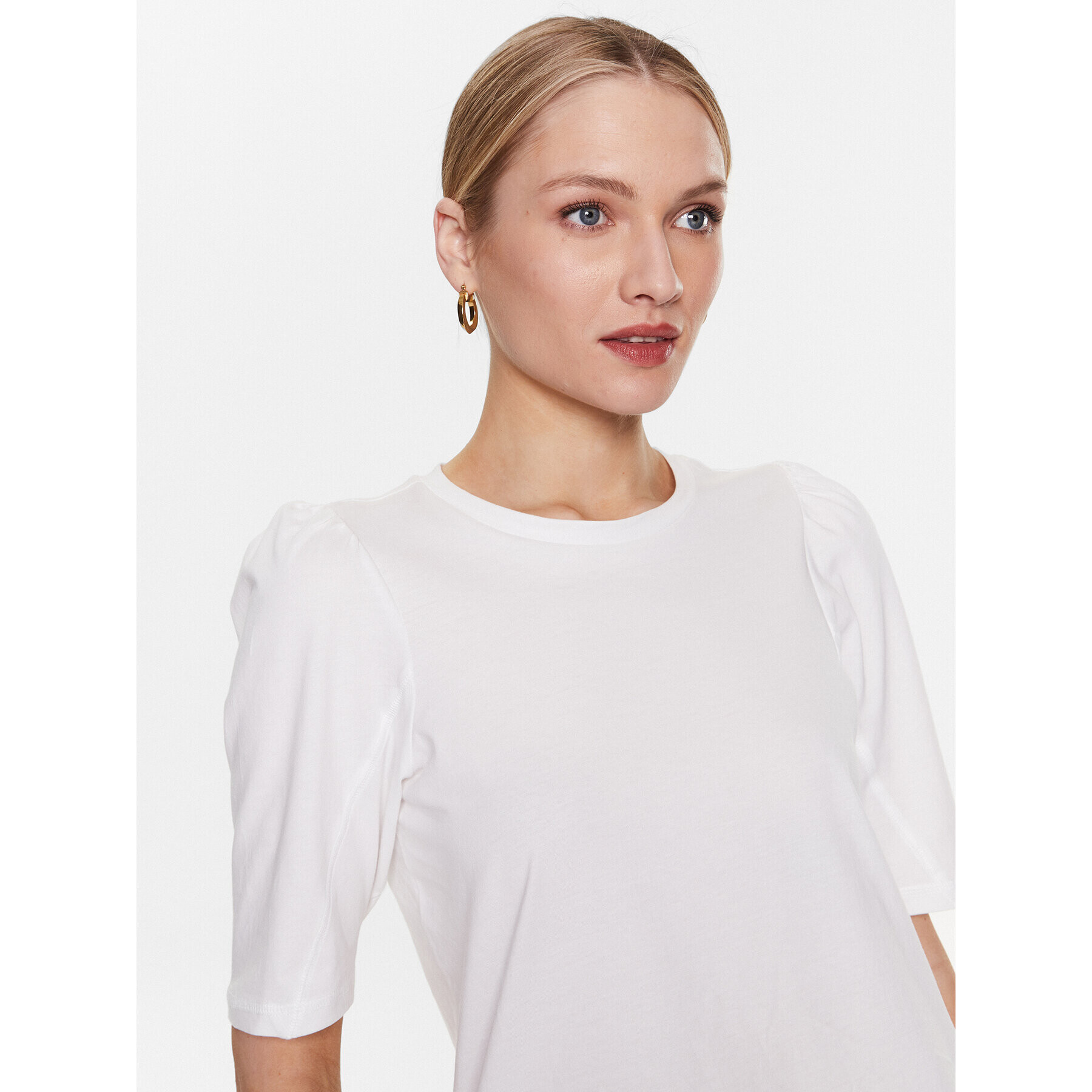 Moss Copenhagen T-Shirt Tiffa 17329 Bílá Regular Fit - Pepit.cz