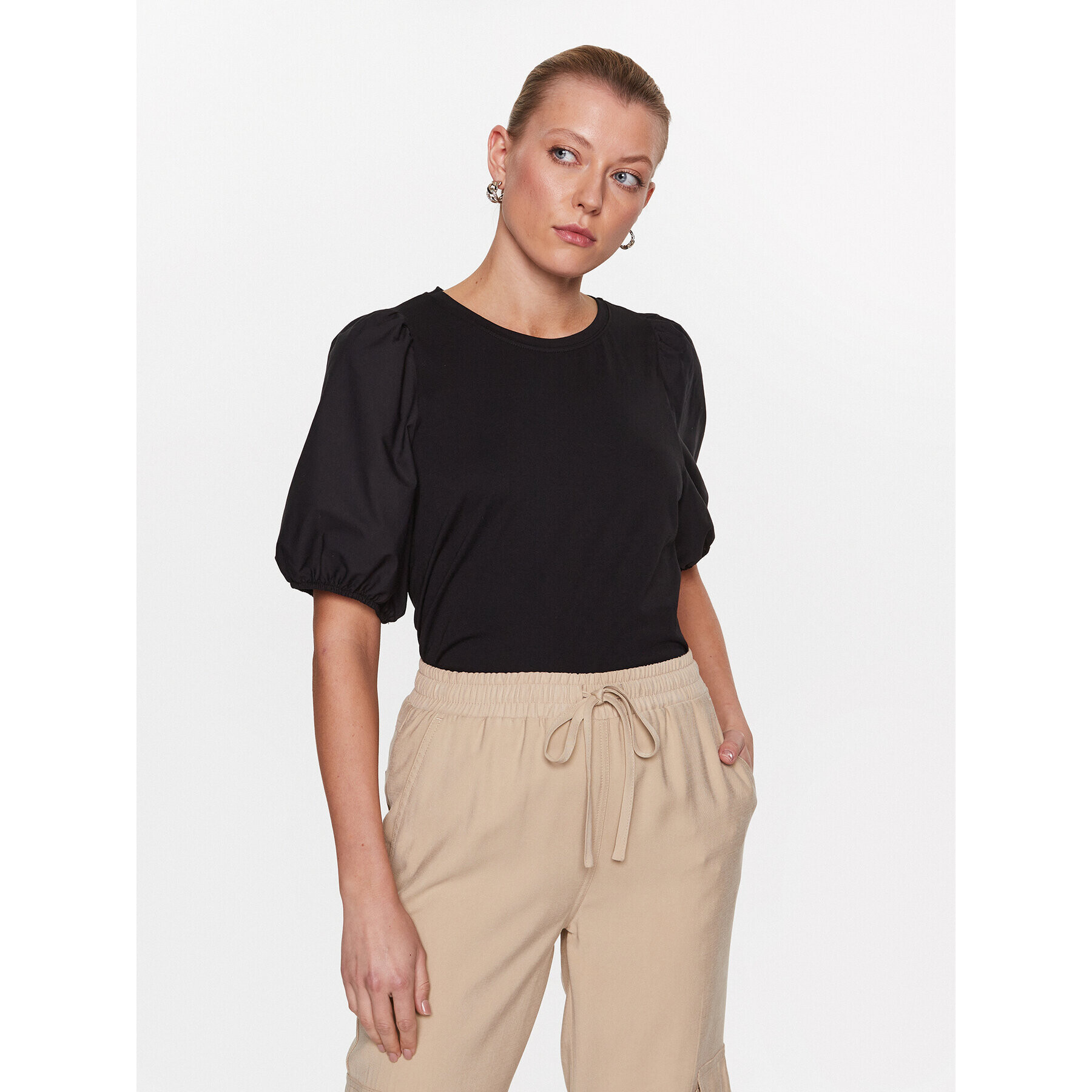 Moss Copenhagen Halenka 17508 Černá Basic Fit - Pepit.cz