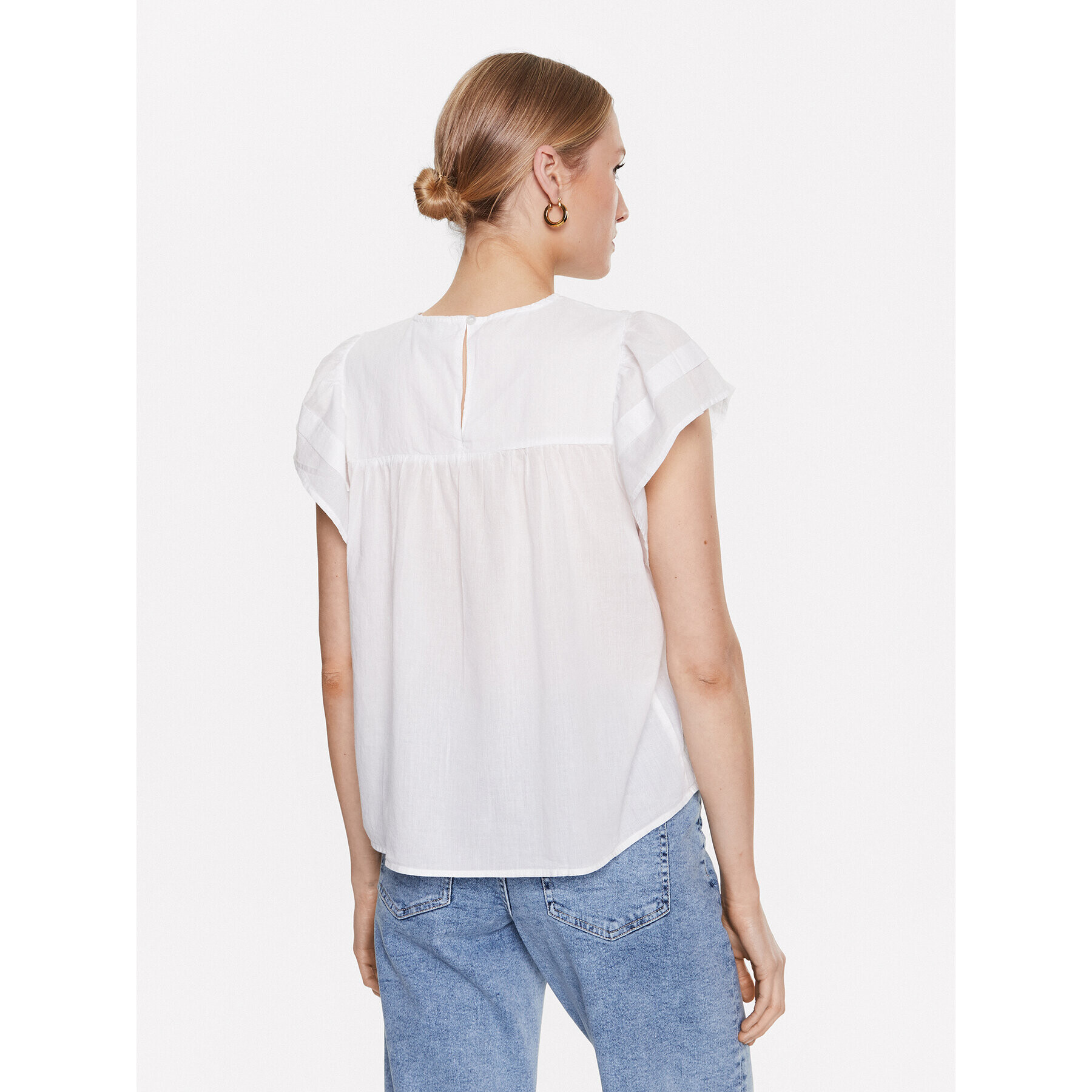 Moss Copenhagen Halenka 17540 Bílá Basic Fit - Pepit.cz