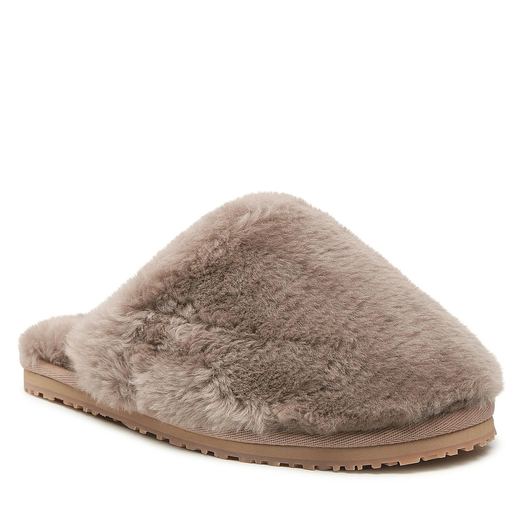 Mou Bačkory Closed Toe Sheepskin Fur Slippper FW161000L Béžová - Pepit.cz