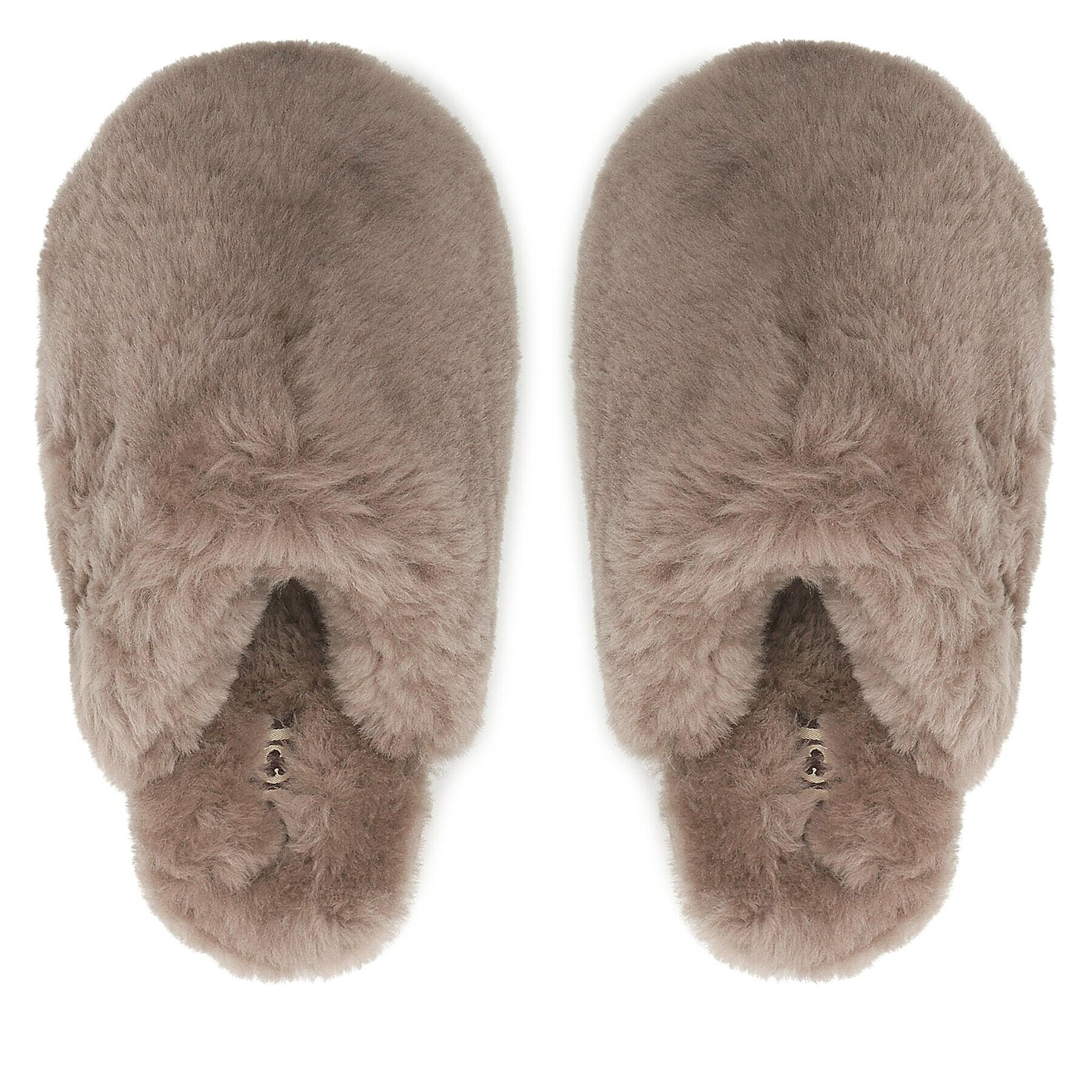 Mou Bačkory Closed Toe Sheepskin Fur Slippper FW161000L Béžová - Pepit.cz