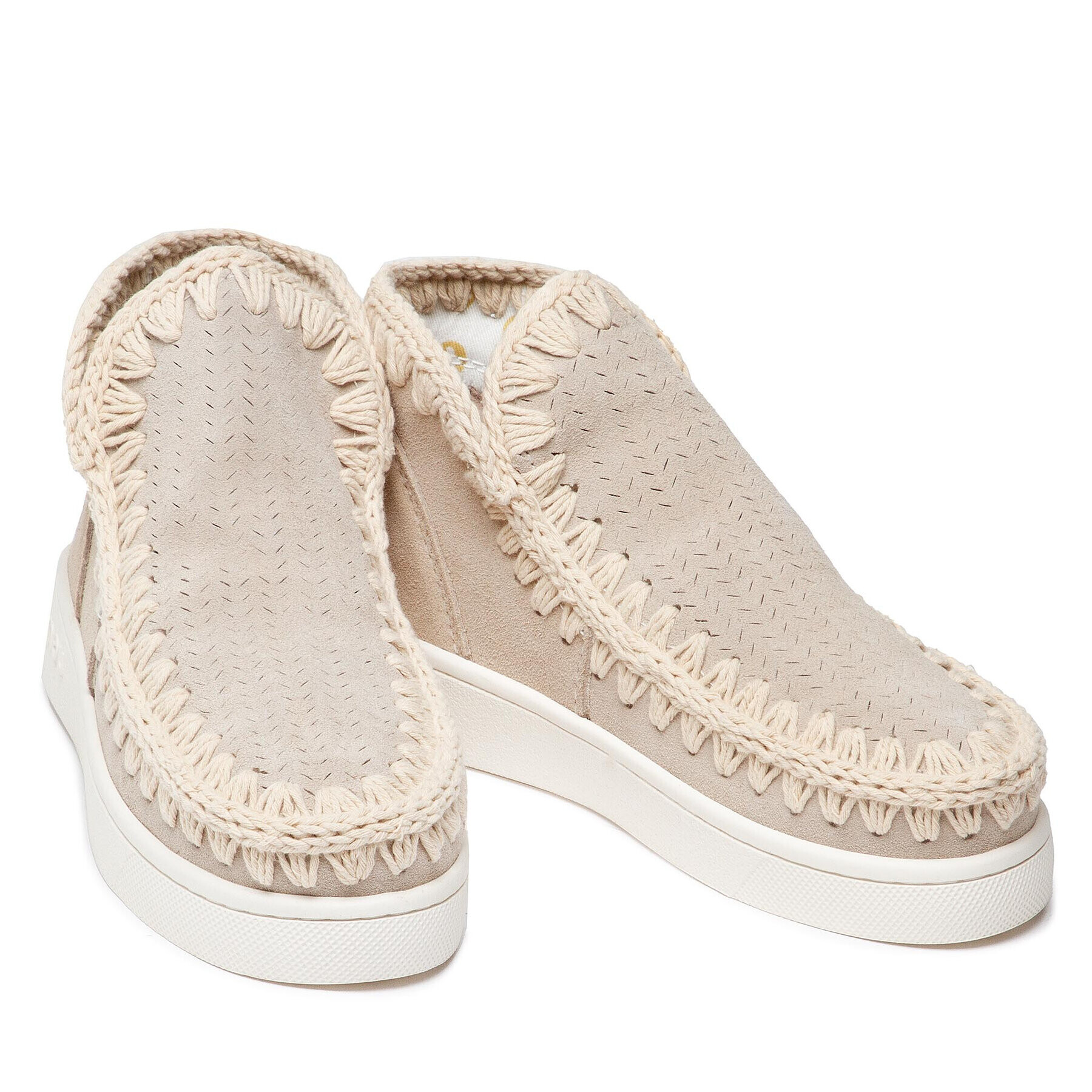 Mou Boty Summer Eskimo Sneaker MU.SW211000O Béžová - Pepit.cz