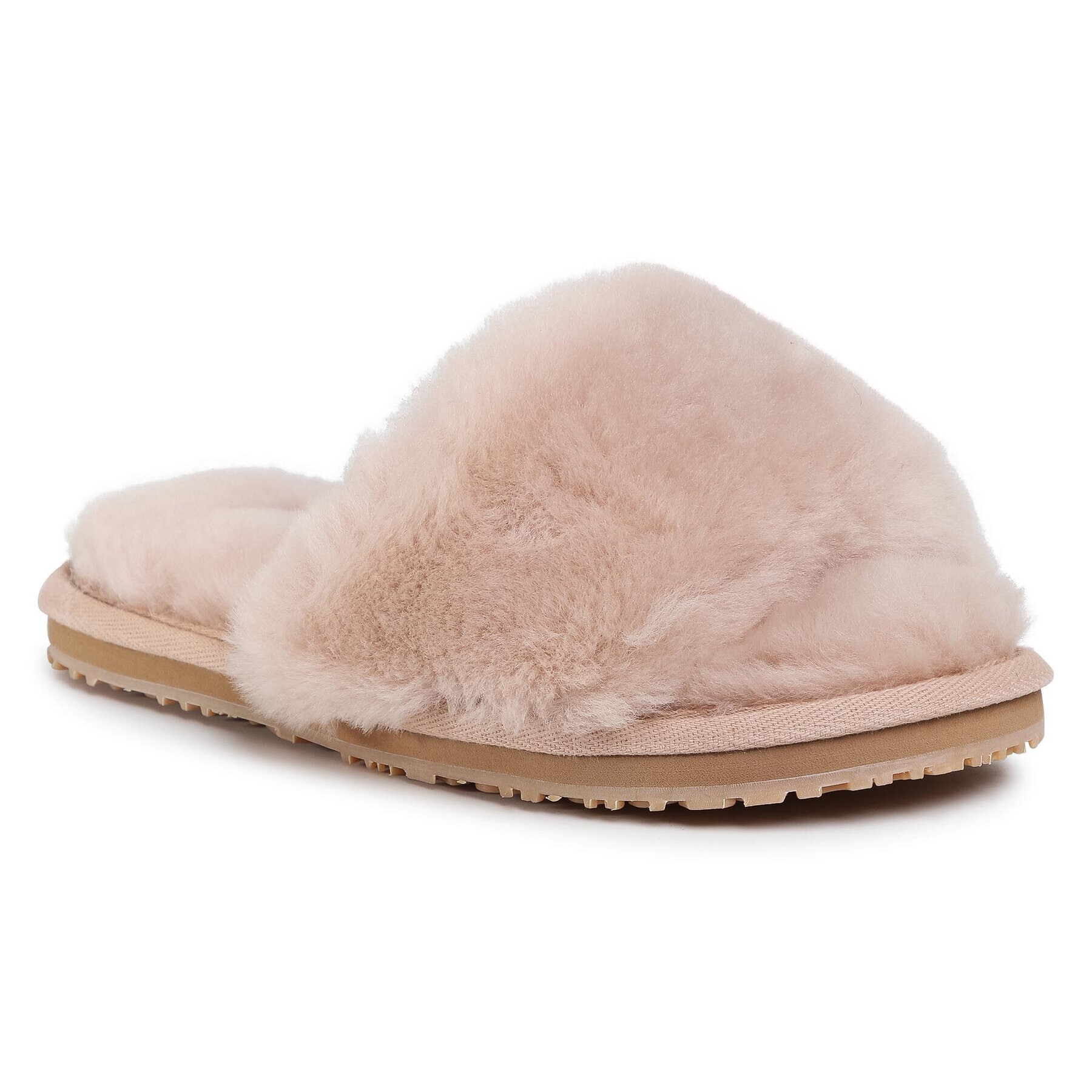 Mou Nazouváky Sheepskin Fur Slide Slipper FW161001L Béžová - Pepit.cz