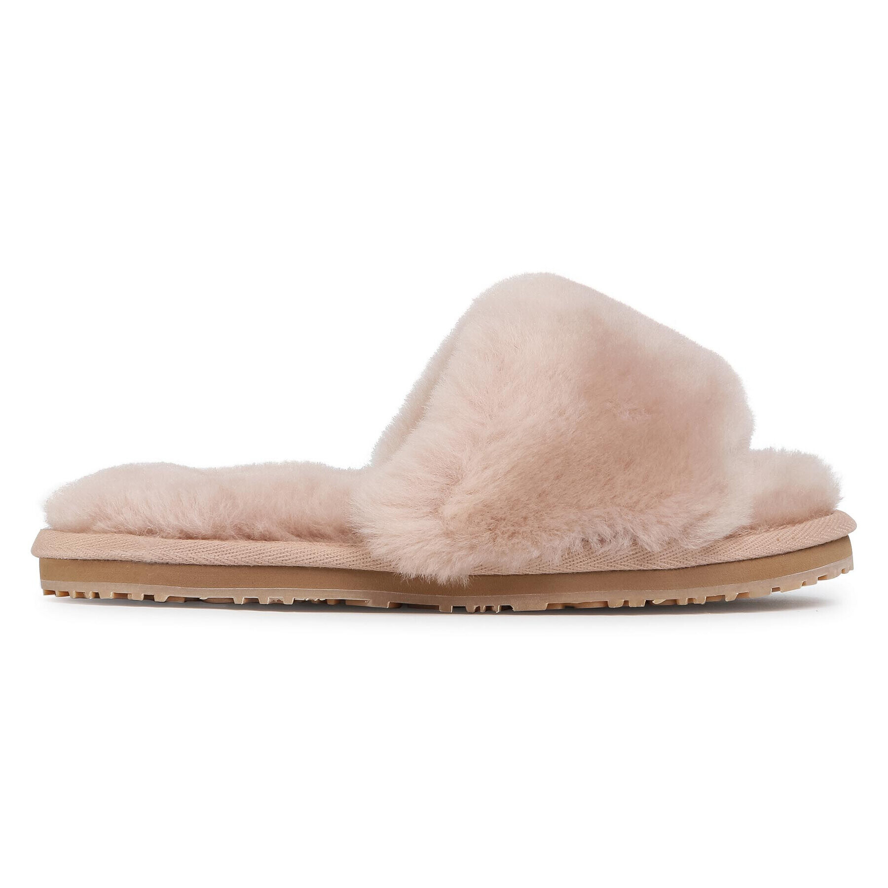 Mou Nazouváky Sheepskin Fur Slide Slipper FW161001L Béžová - Pepit.cz