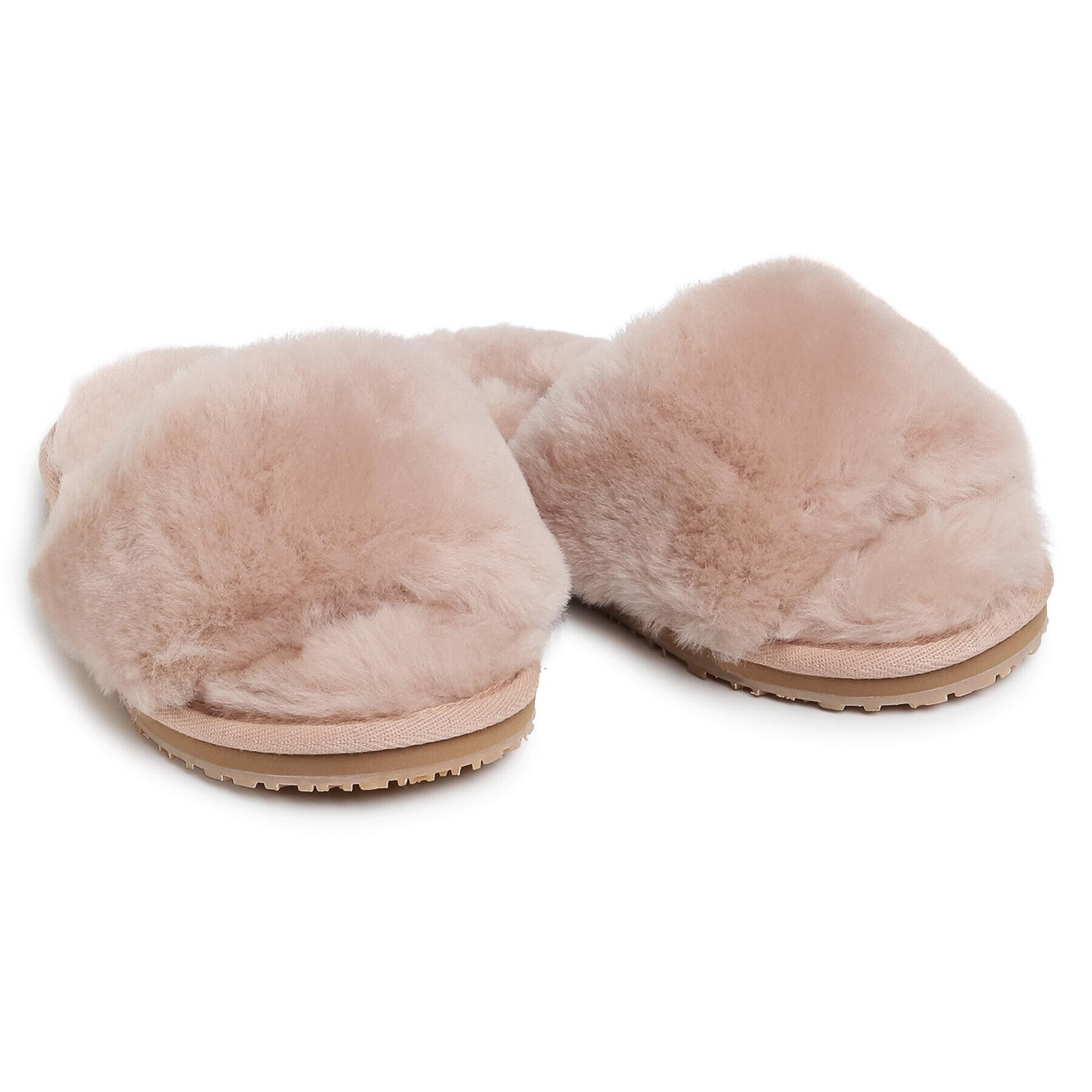 Mou Nazouváky Sheepskin Fur Slide Slipper FW161001L Béžová - Pepit.cz