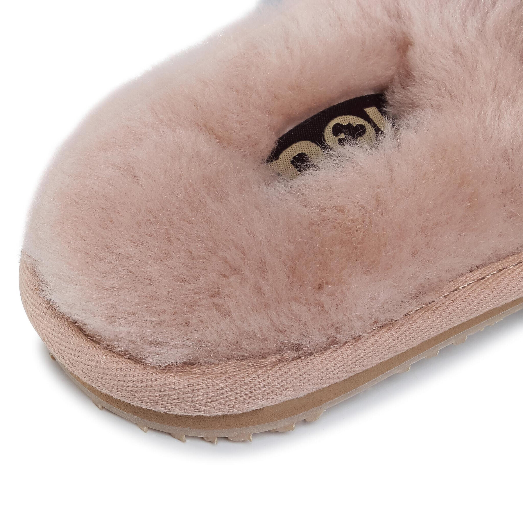 Mou Nazouváky Sheepskin Fur Slide Slipper FW161001L Béžová - Pepit.cz