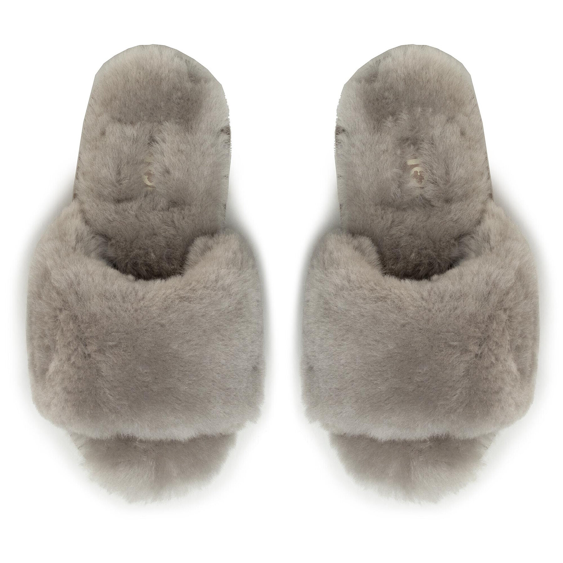 Mou Nazouváky Sheepskin Fur Slide Slipper FW161001L Šedá - Pepit.cz