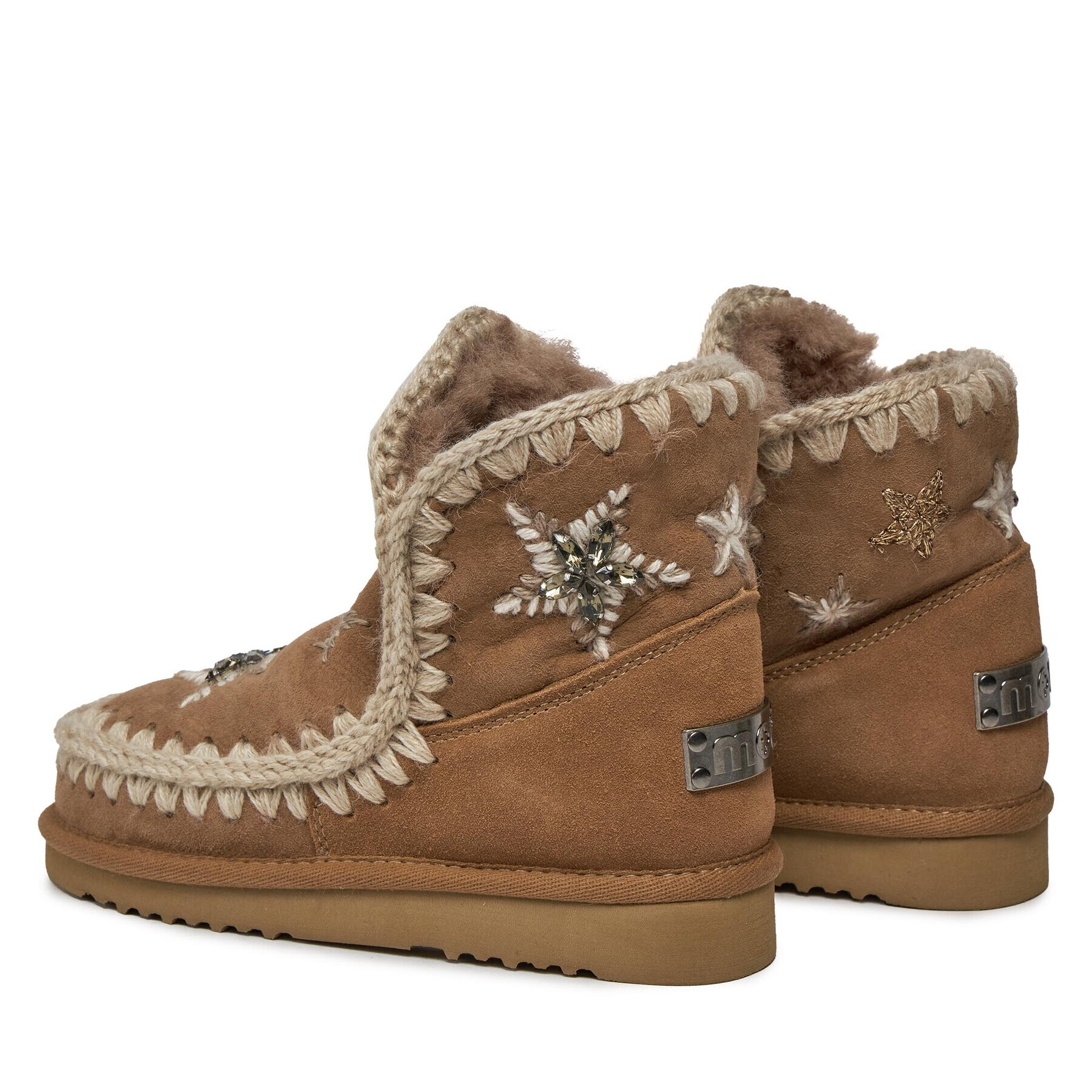 Mou Sneakersy Eskimo Wool FW101077A Hnědá - Pepit.cz