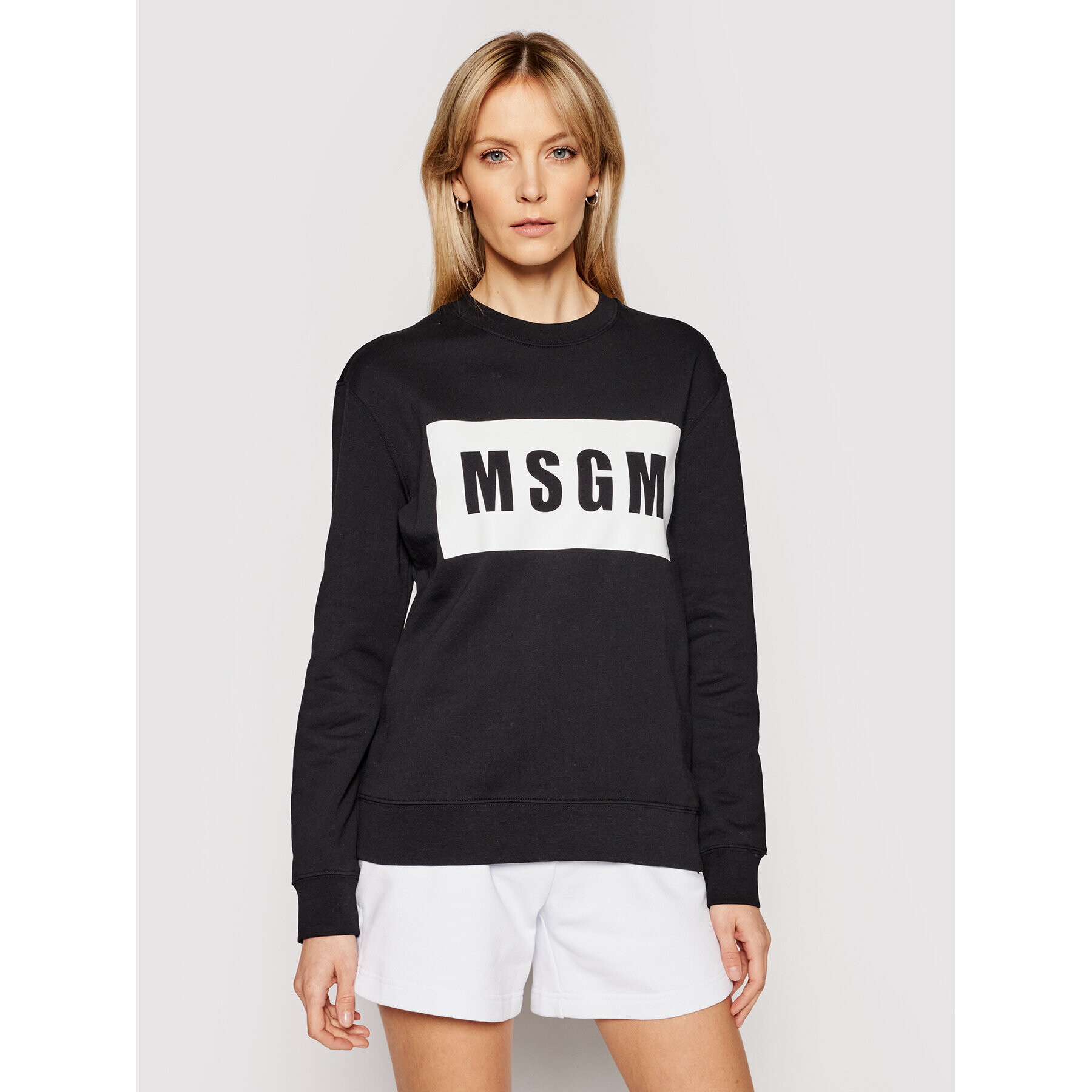 MSGM Mikina 3041MDM96 217299 Černá Regular Fit - Pepit.cz