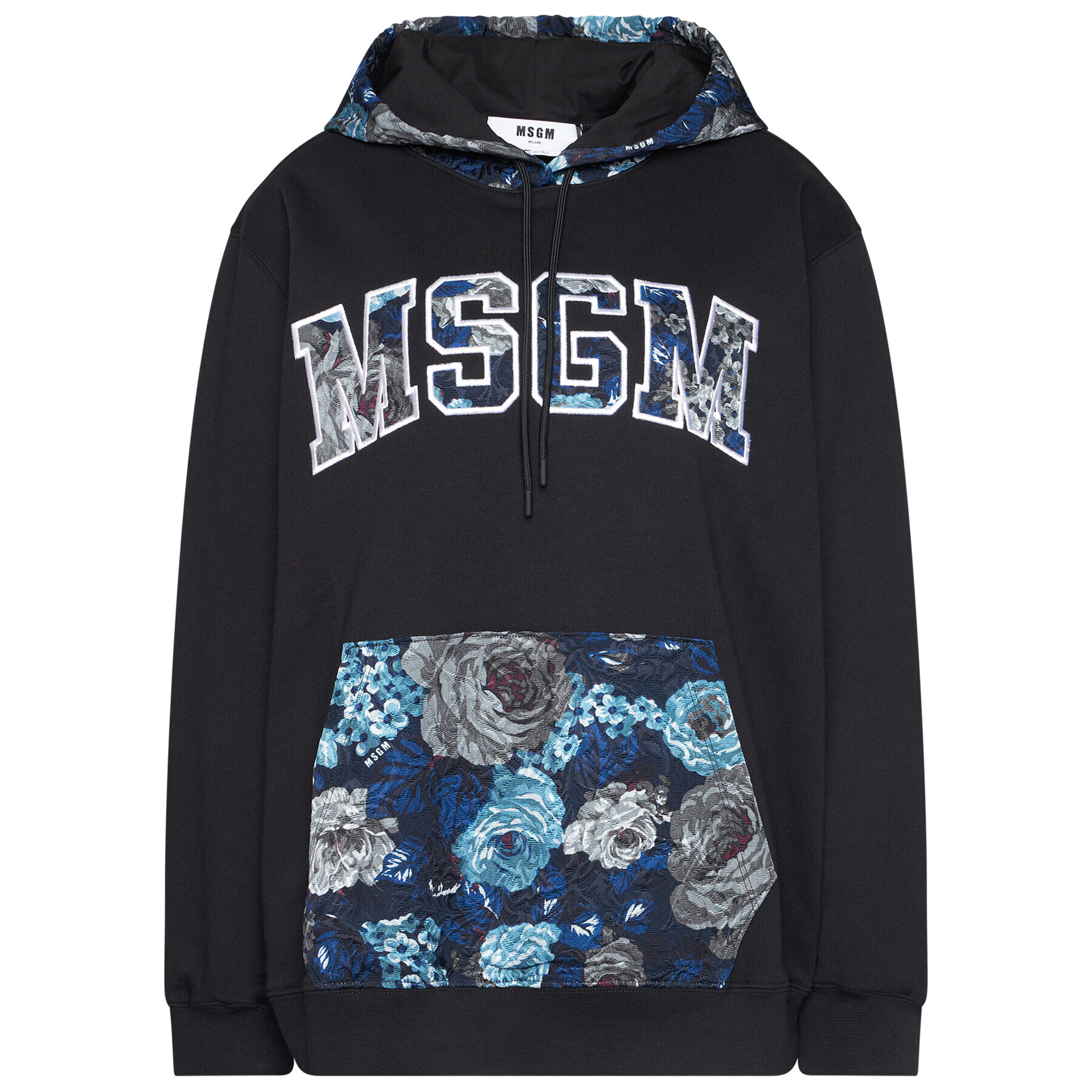 MSGM Mikina 941MDM174 207799 Černá Regular Fit - Pepit.cz