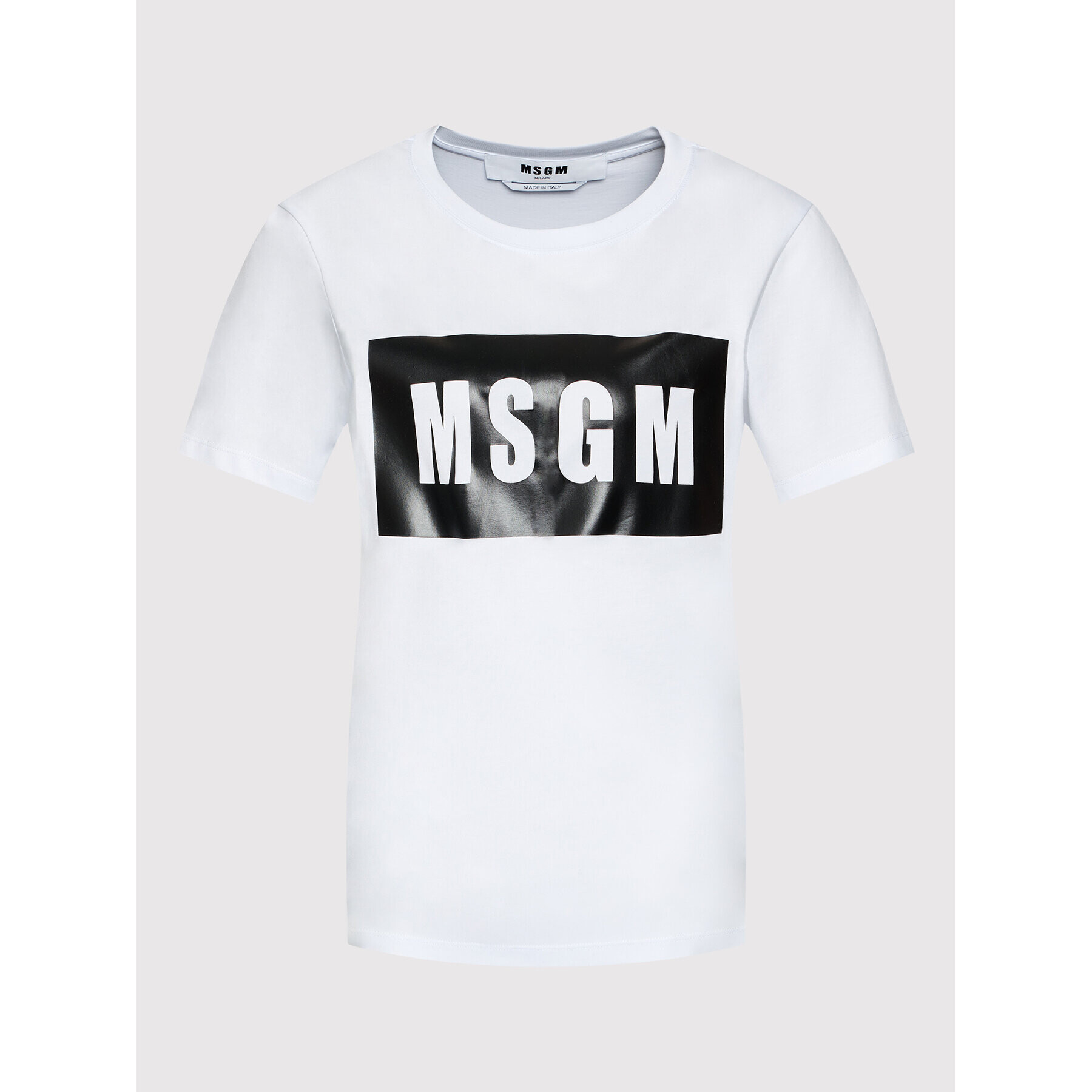 MSGM T-Shirt 2000MDM520 200002 Bílá Regular Fit - Pepit.cz