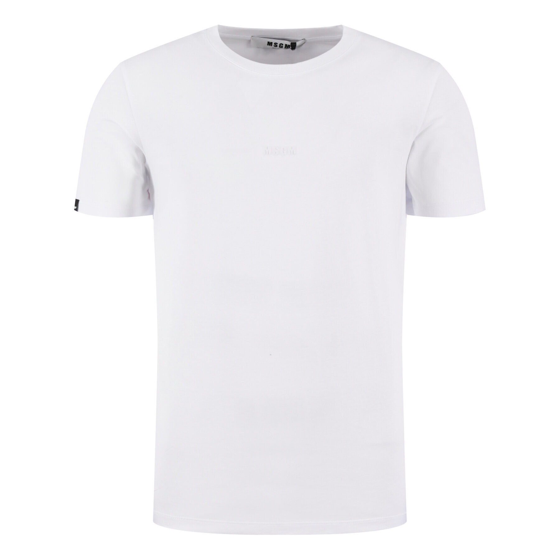 MSGM T-Shirt 2840MM239 207098 Bílá Regular Fit - Pepit.cz