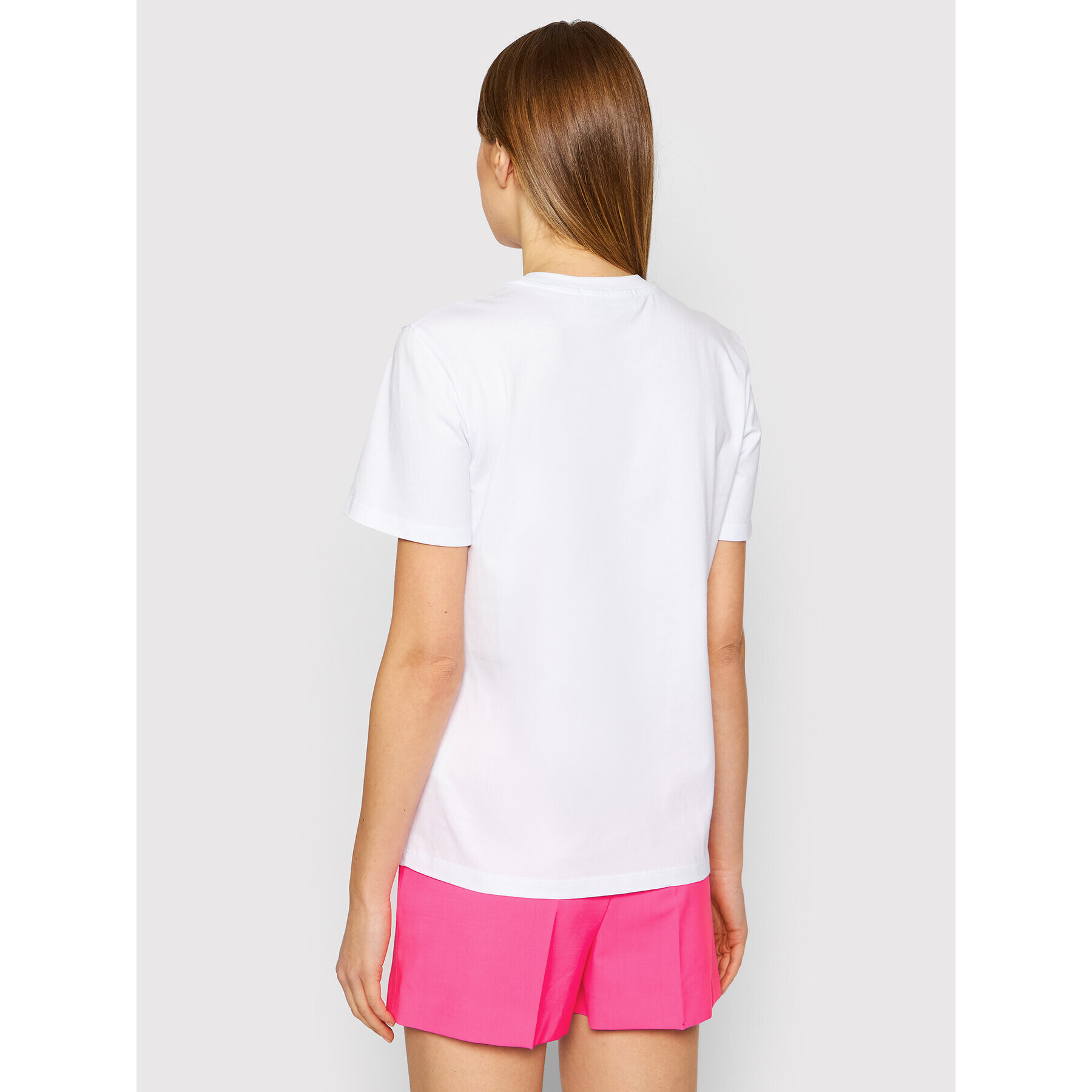 MSGM T-Shirt 3241MDM510 227298 Bílá Regular Fit - Pepit.cz