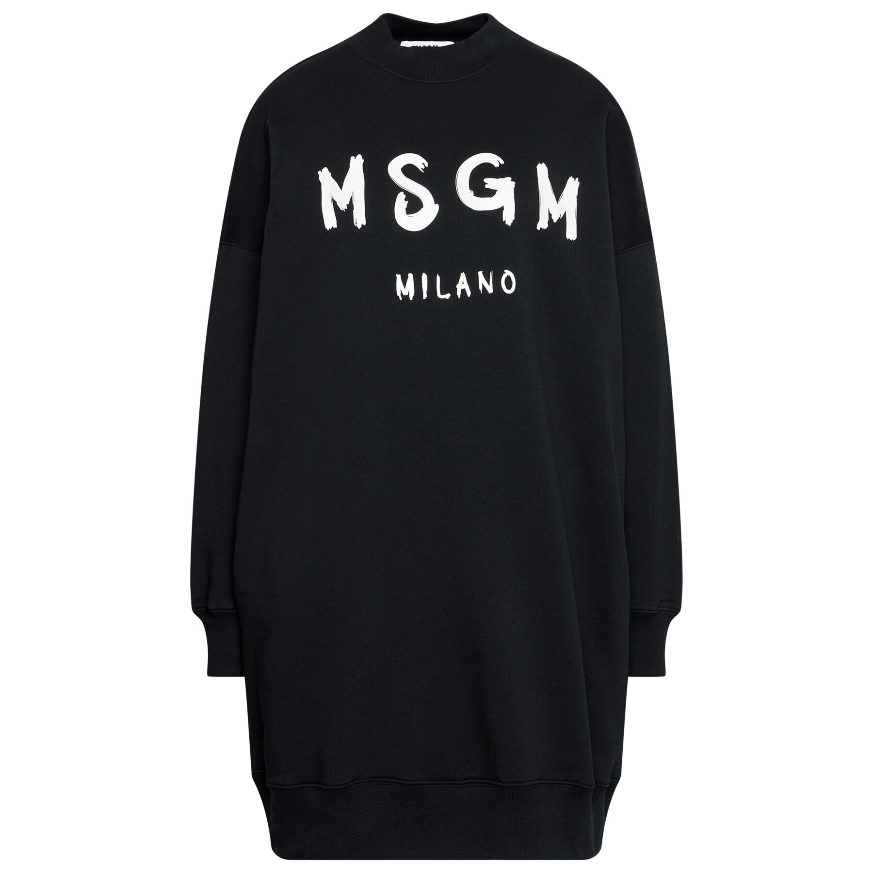 MSGM Úpletové šaty 3041MDA67 217299 Černá Regular Fit - Pepit.cz