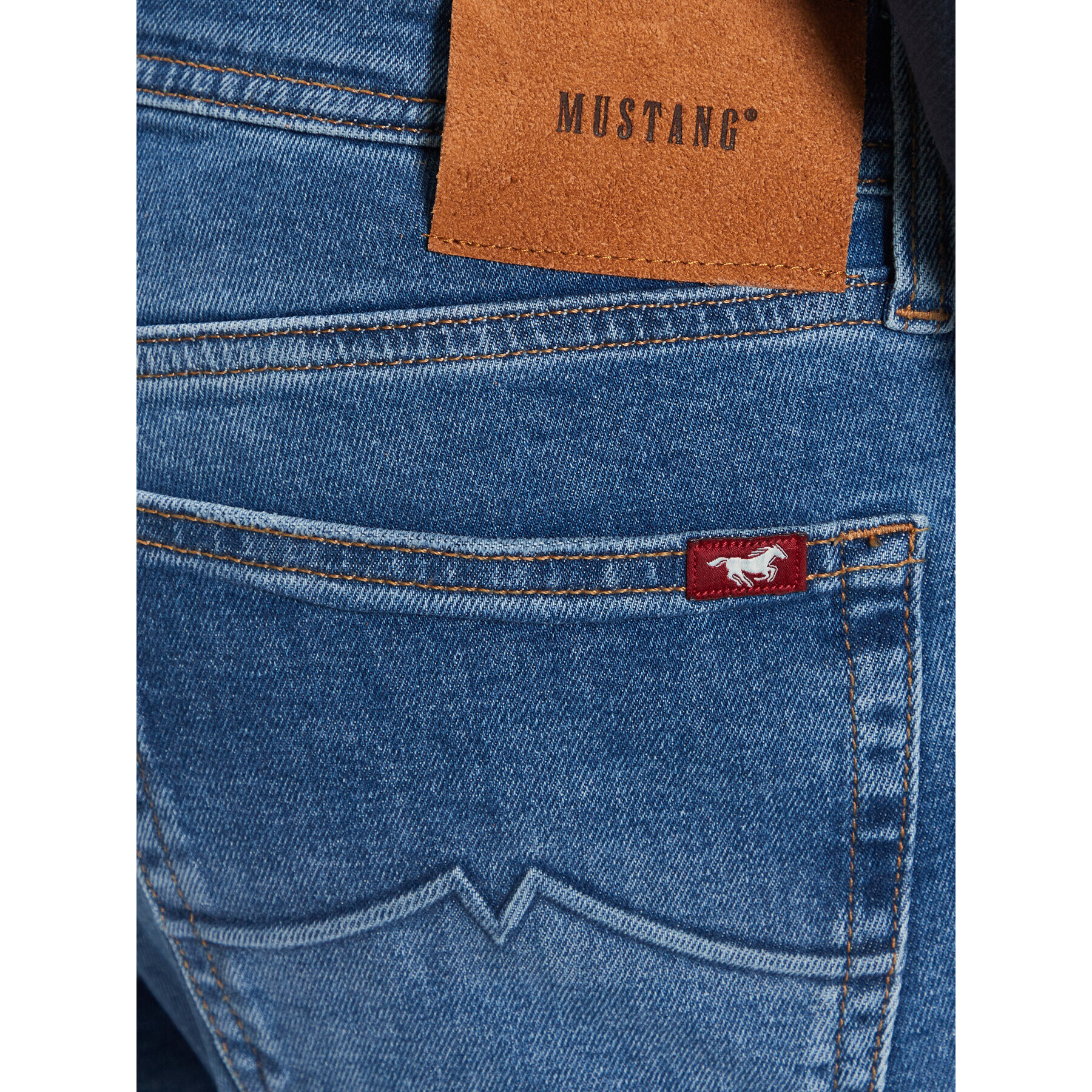 Mustang Jeansy Denver 1013417 Modrá Regular Fit - Pepit.cz