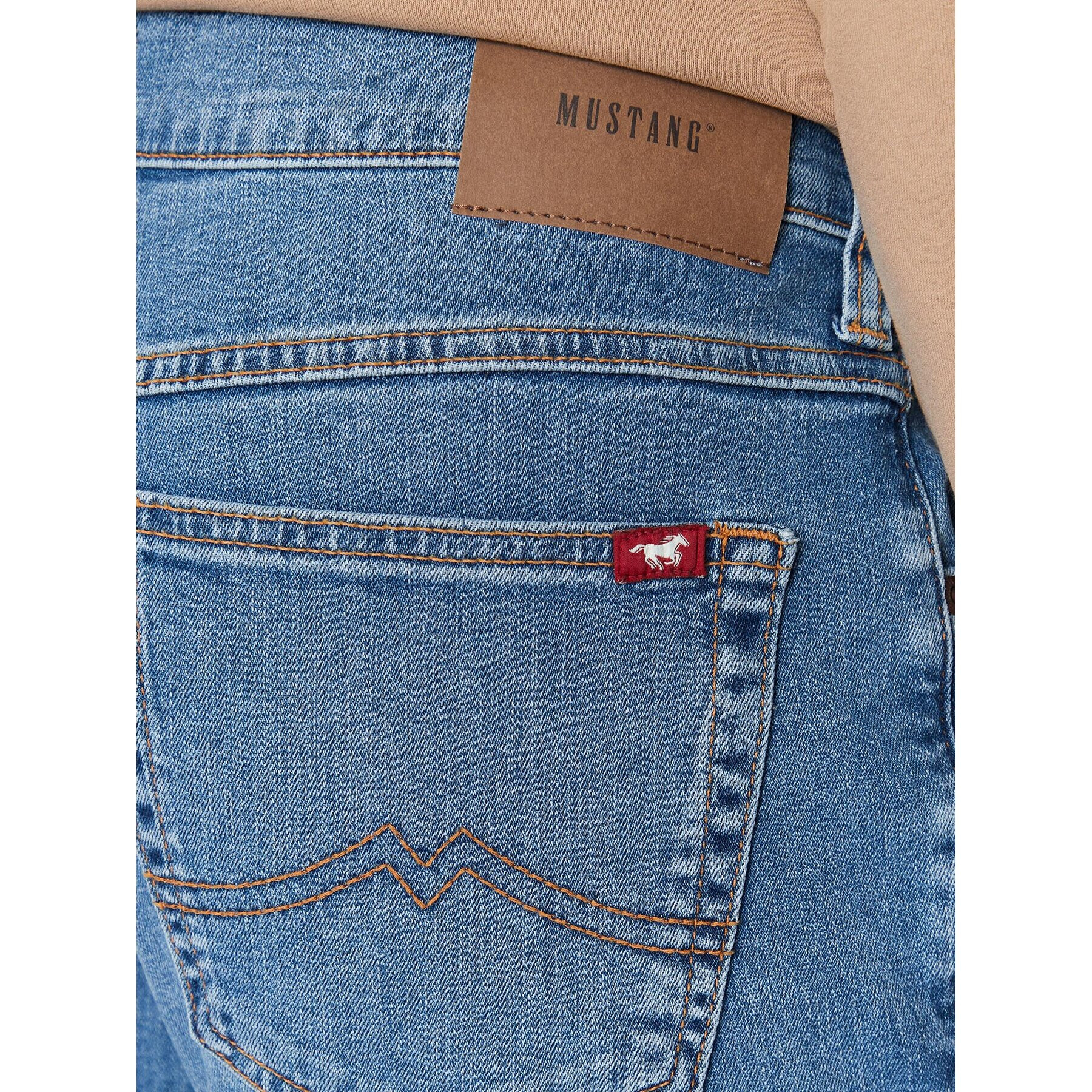 Mustang Jeansy Tramper 1013404 Modrá Regular Fit - Pepit.cz