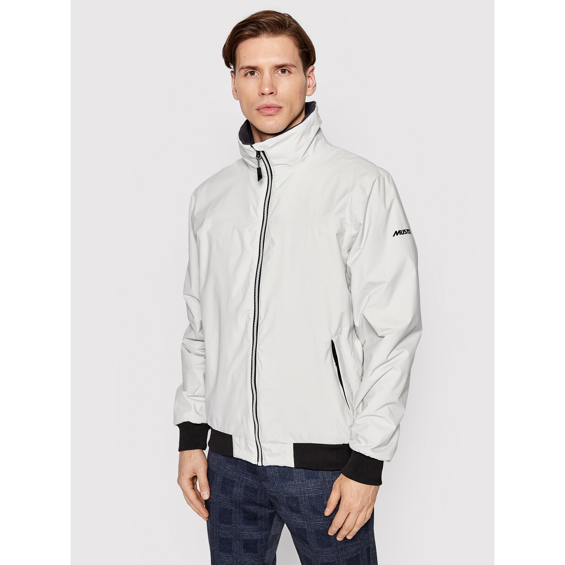 Musto Bunda pro přechodné období Snug Blouson 82282 Šedá Regular Fit - Pepit.cz