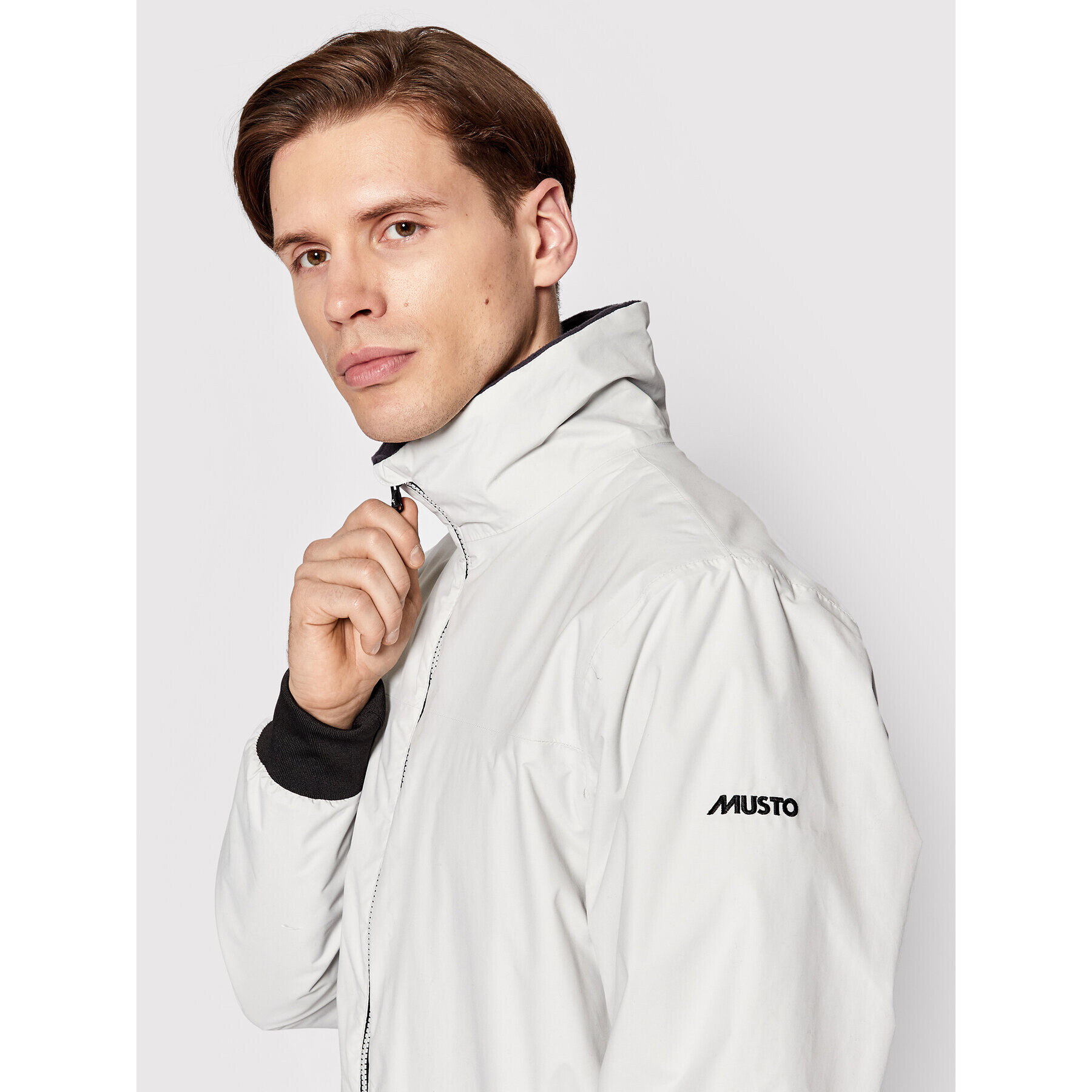 Musto Bunda pro přechodné období Snug Blouson 82282 Šedá Regular Fit - Pepit.cz