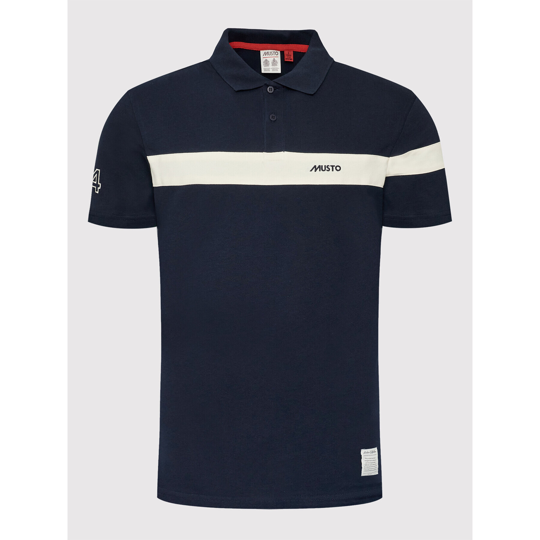 Musto Polokošile 82157 Tmavomodrá Regular Fit - Pepit.cz