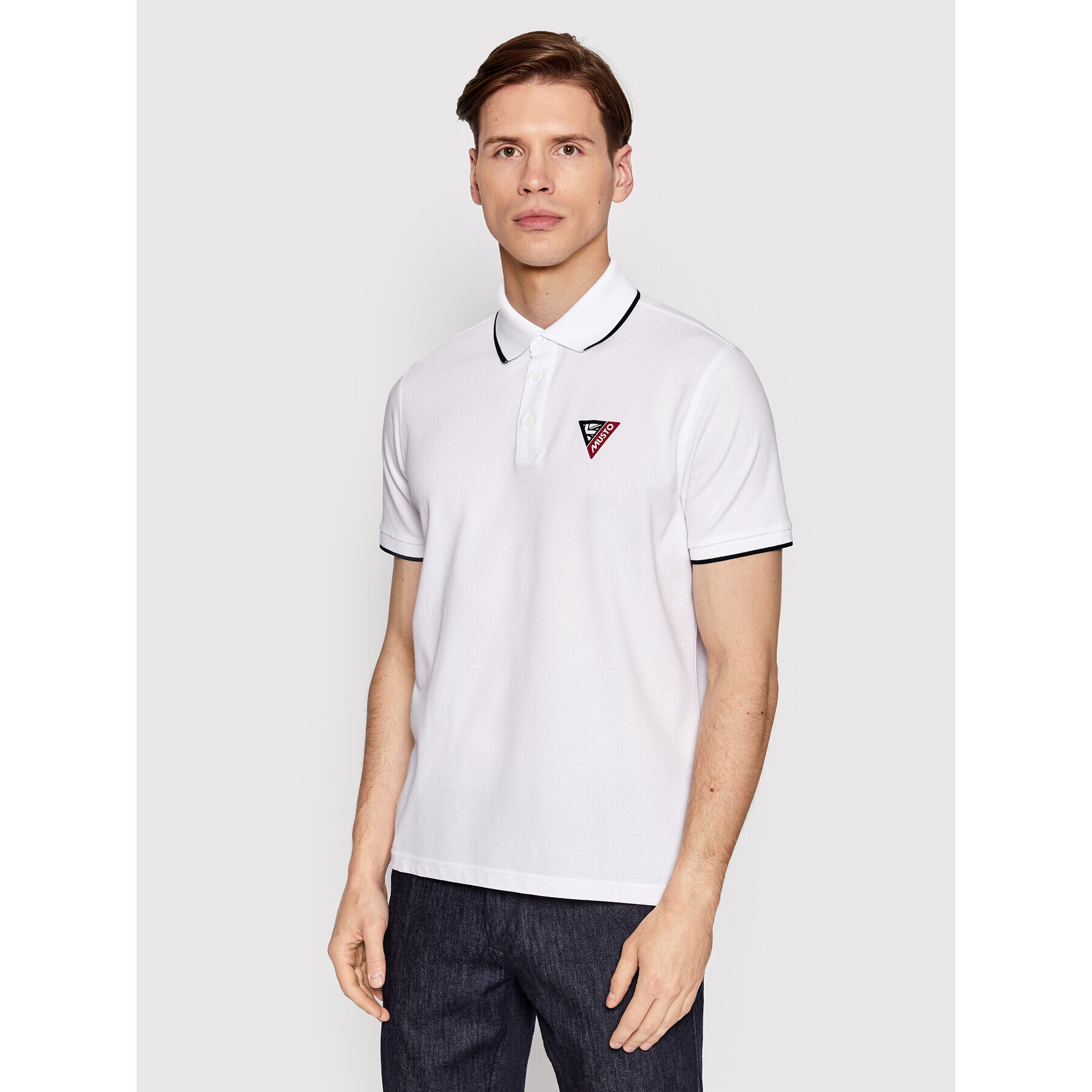 Musto Polokošile 82323 Bílá Regular Fit - Pepit.cz